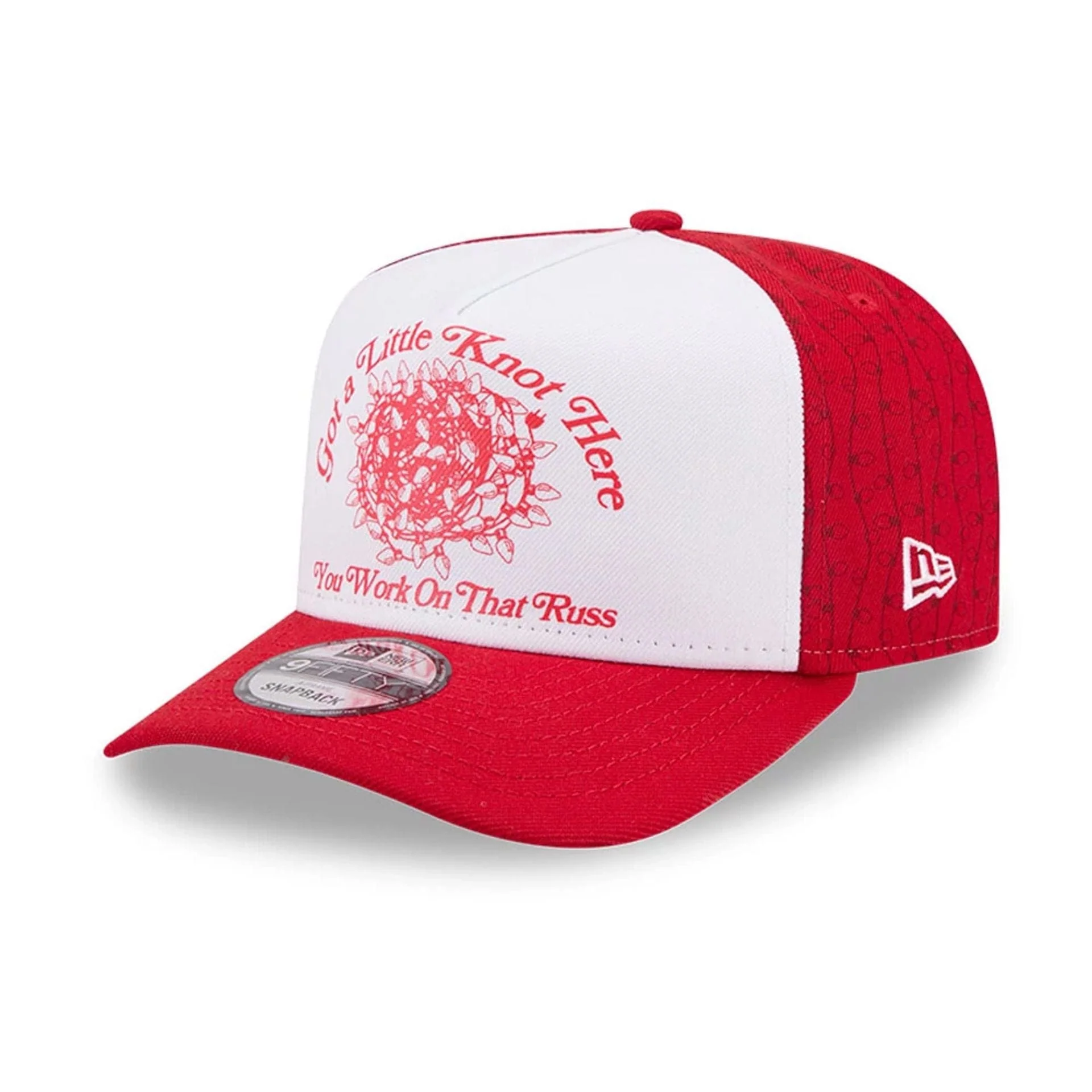 National Lampoons Christmas Red 9FIFTY A-Frame Snapback Adjustable Cap - Image 4
