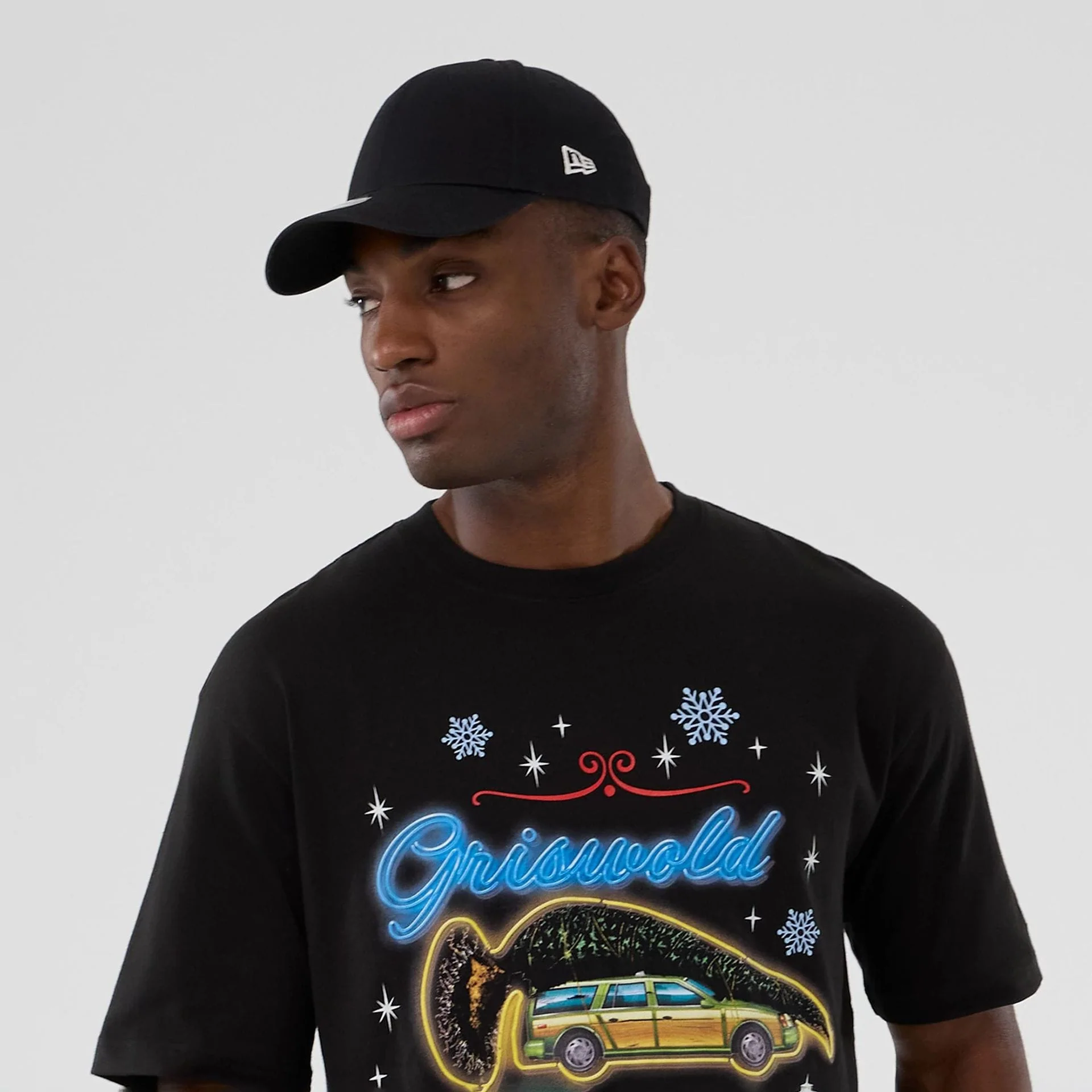 National Lampoon's Christmas Vacation Lifestyle Graphic Black T-Shirt - Image 6