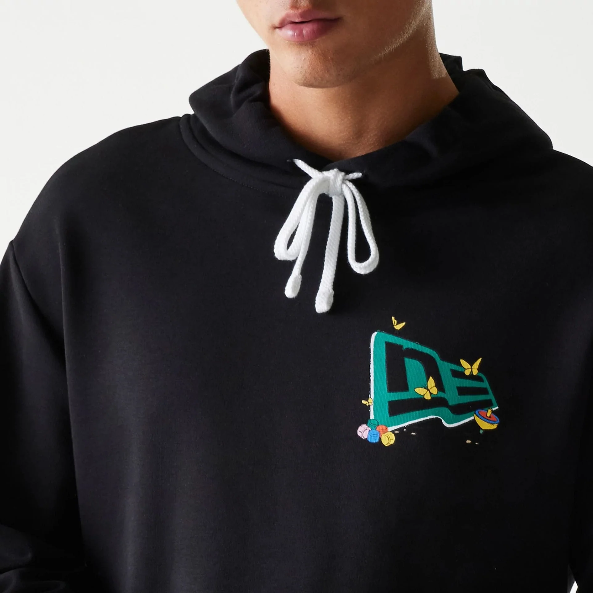 Netflix Squid Game Black Oversized Pullover Hoodie - Image 3