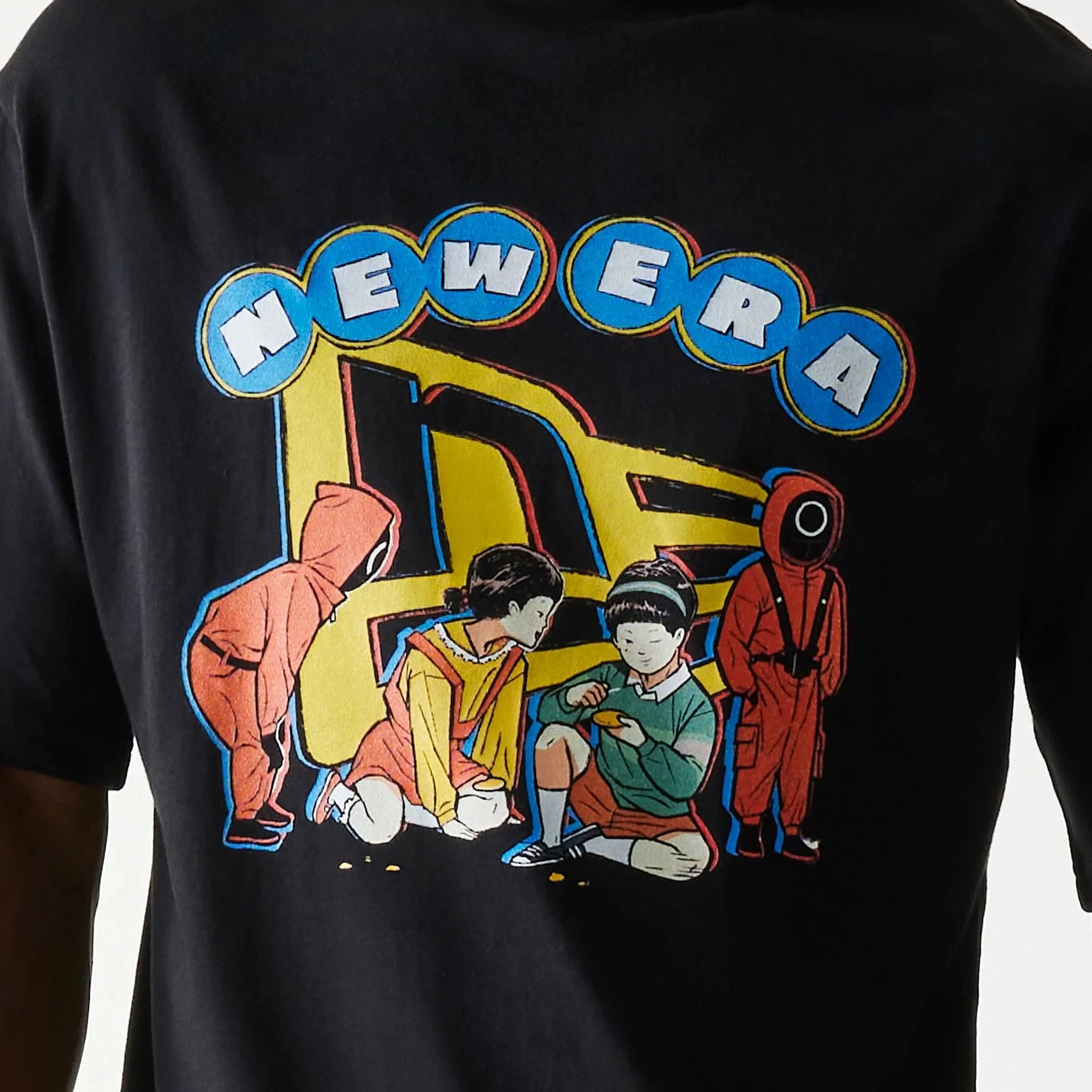 Netflix Squid Game Black Oversized T-Shirt - Image 5