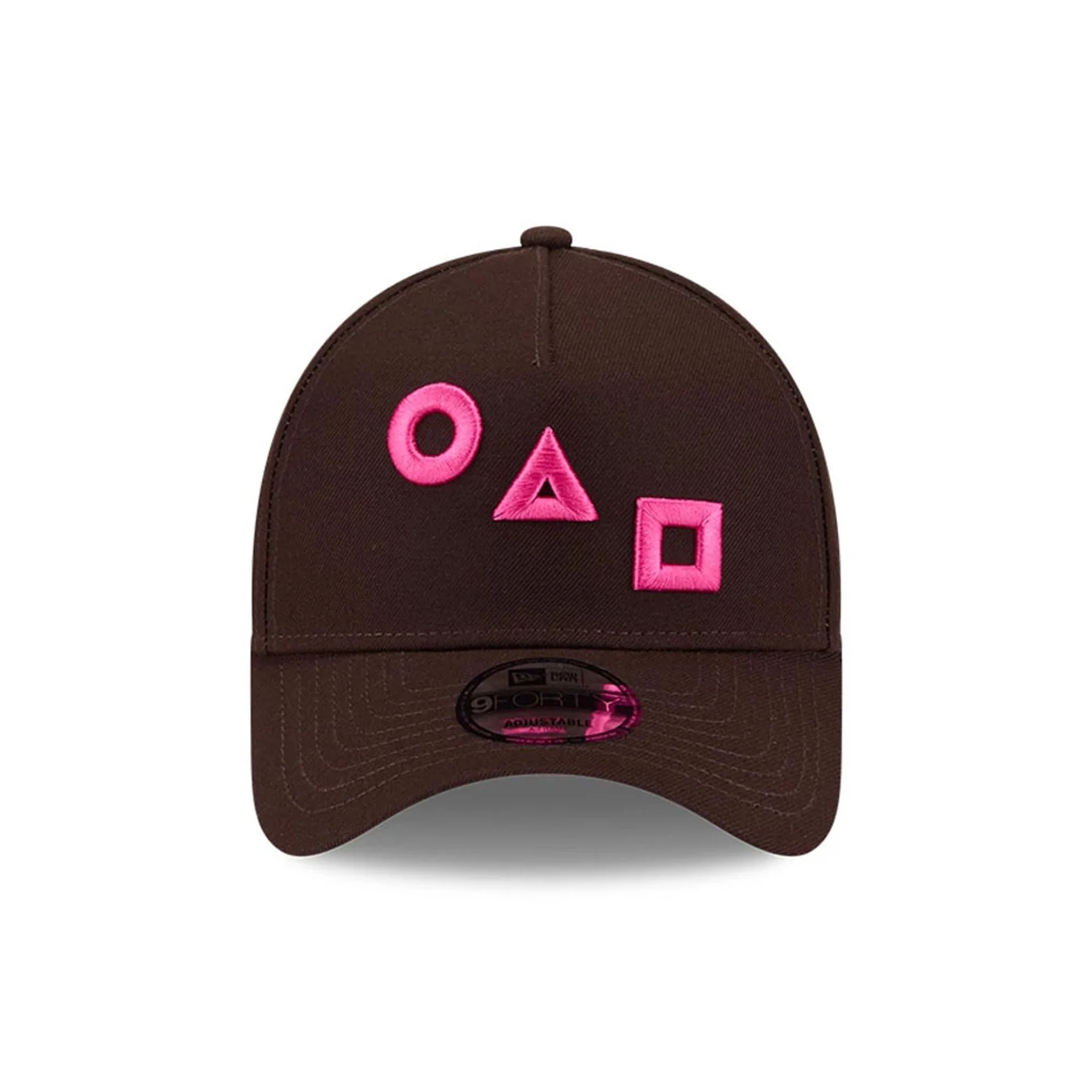 Netflix Squid Game Shapes Dark Brown 9FORTY A-Frame Adjustable Cap - Image 3