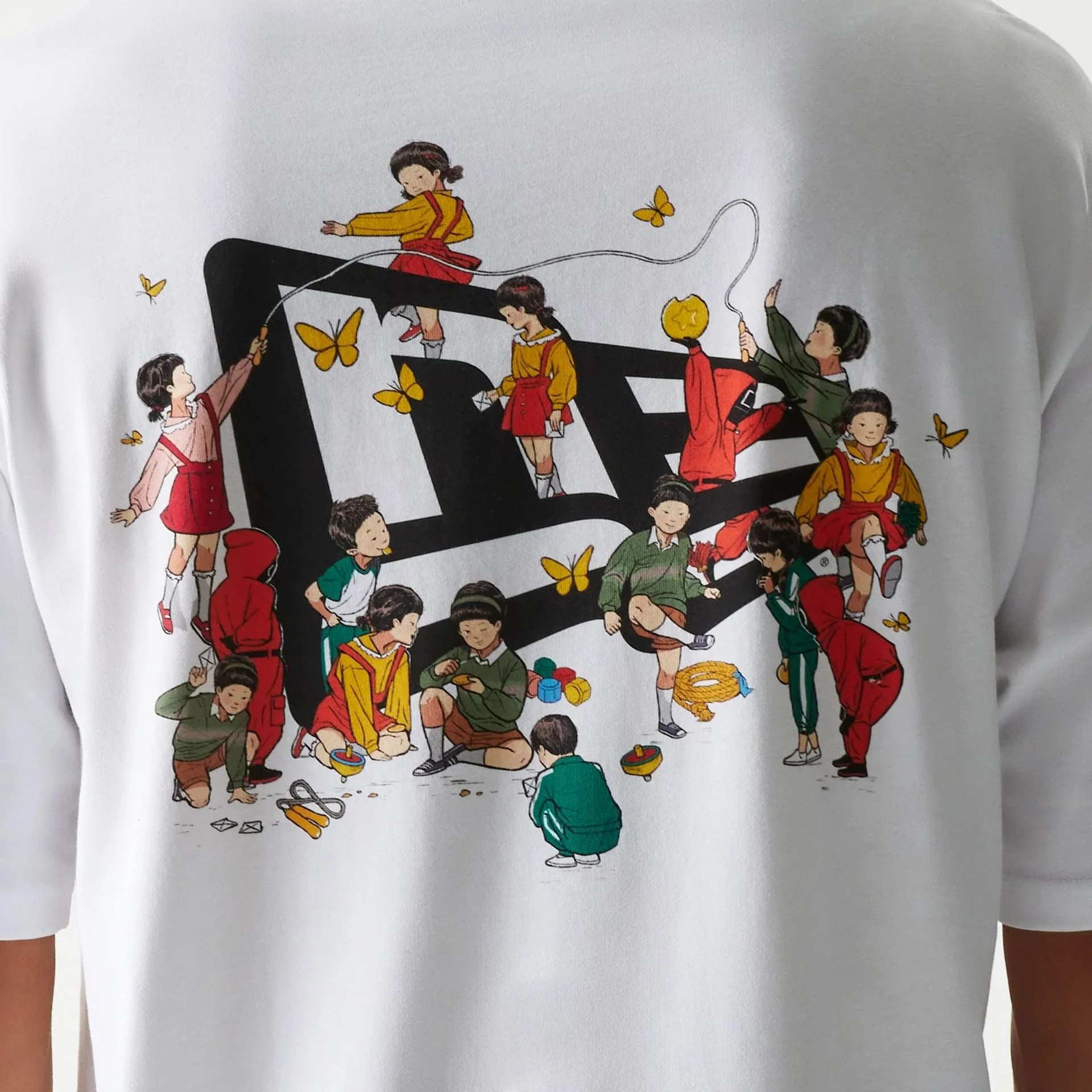 Netflix Squid Game White Oversized T-Shirt - Image 4