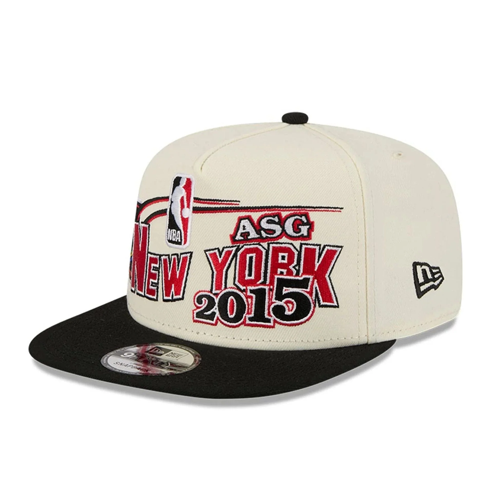 Nets NBA Hardwood Classic ASG White 9FIFTY A-Frame Snapback Adjustable Cap - Image 4