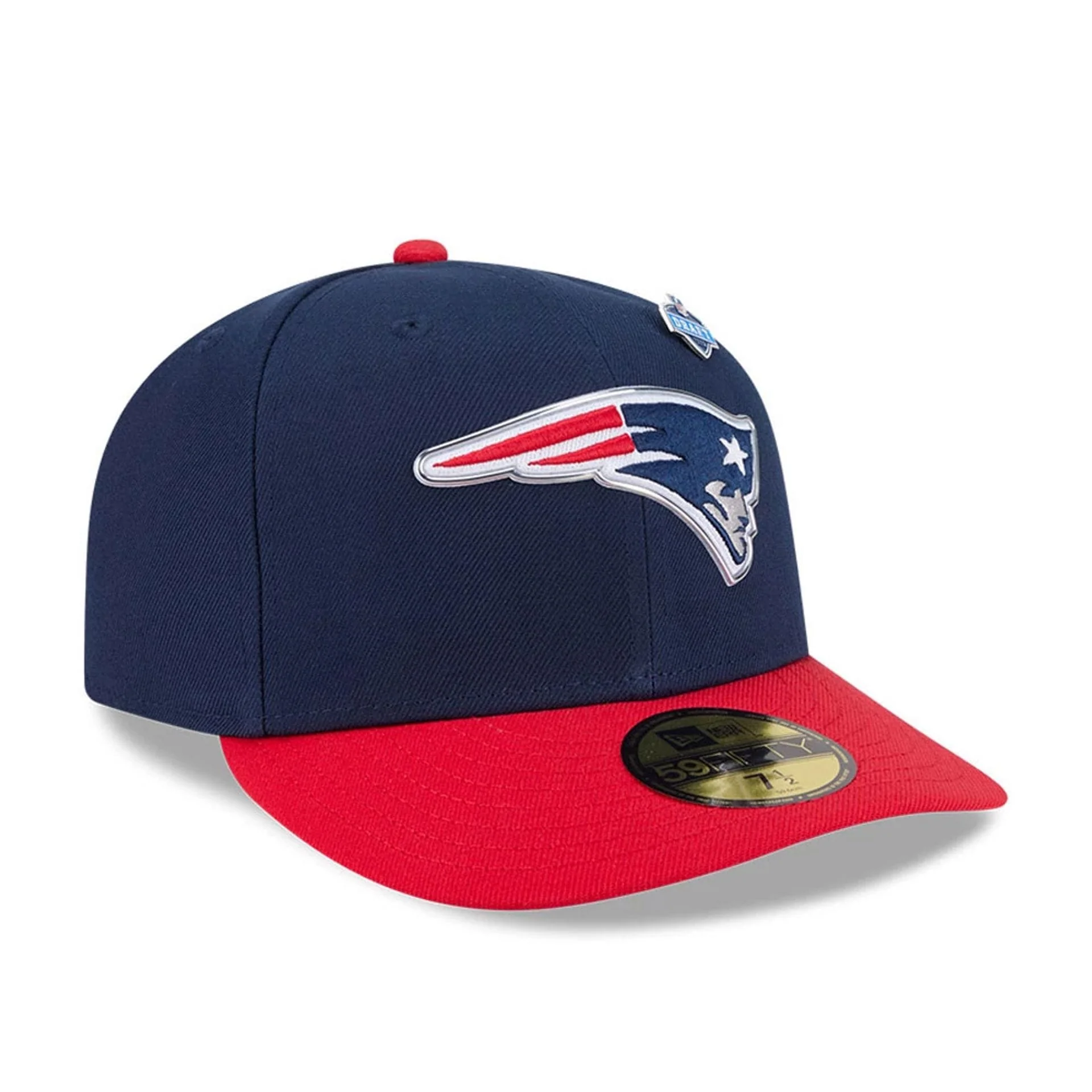 New England Patriots NFL Draft 2026 Dark Blue 59FIFTY Fitted Cap - Image 4