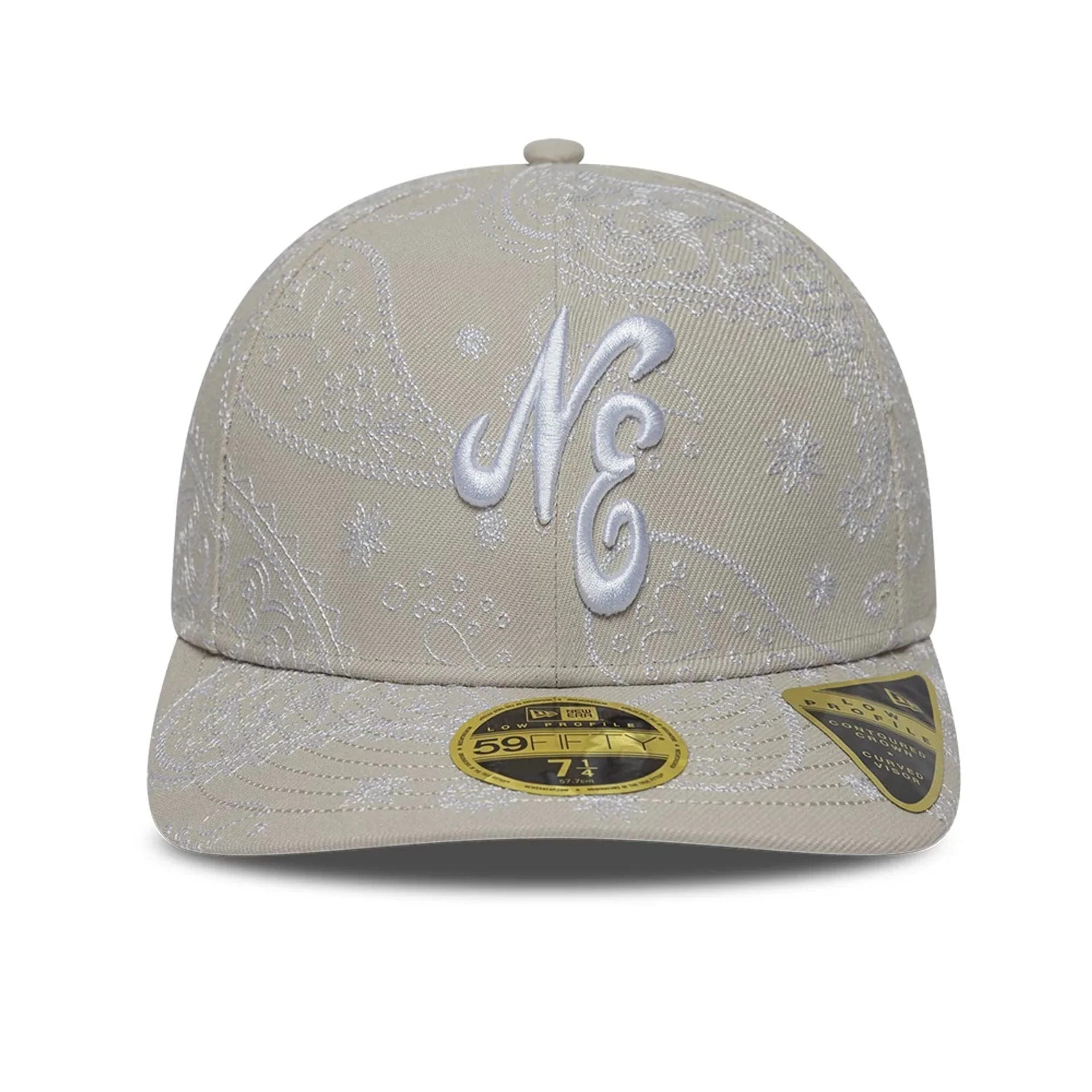 New Era All Over Paisley Cream Low Profile 59FIFTY Fitted Cap - Image 2