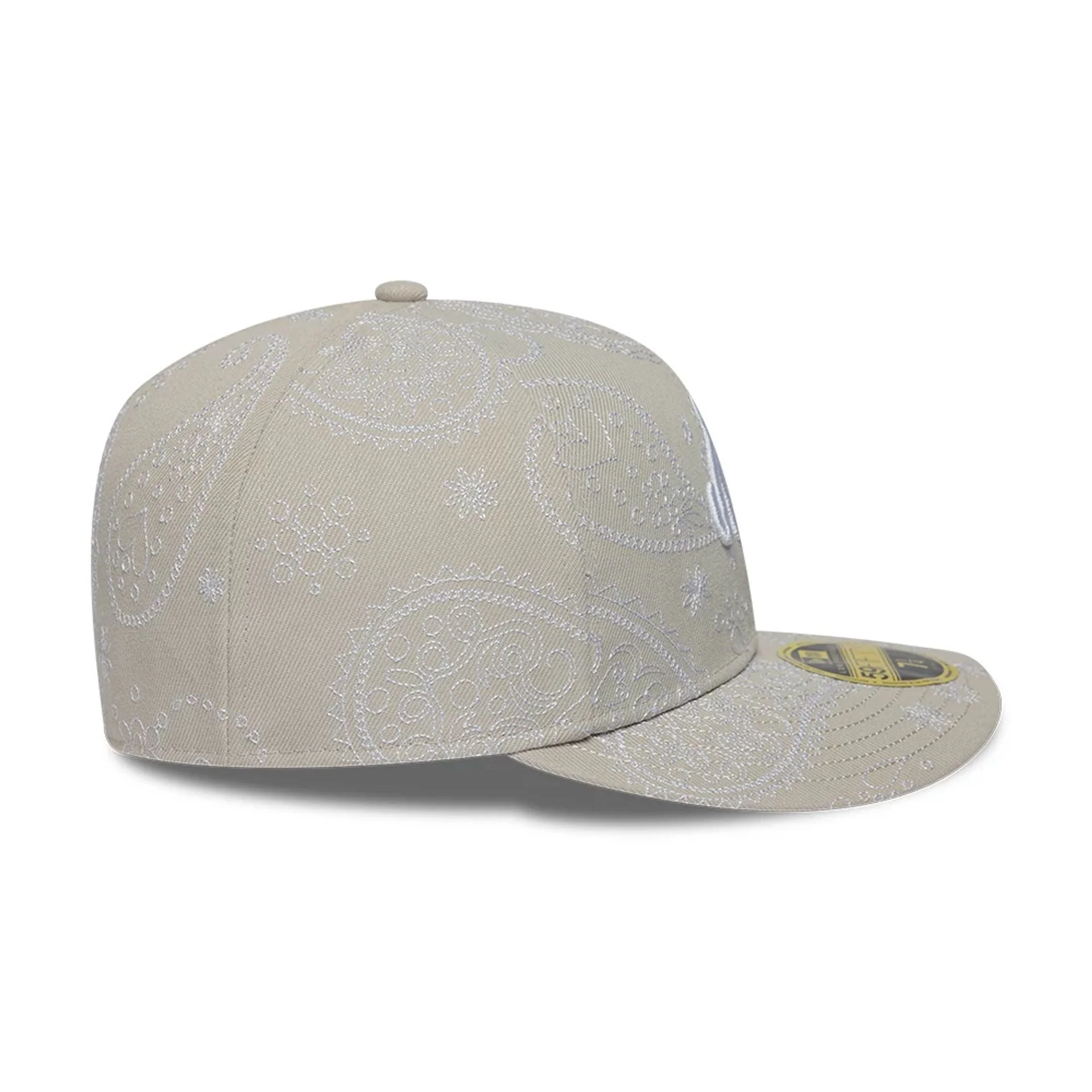 New Era All Over Paisley Cream Low Profile 59FIFTY Fitted Cap - Image 6