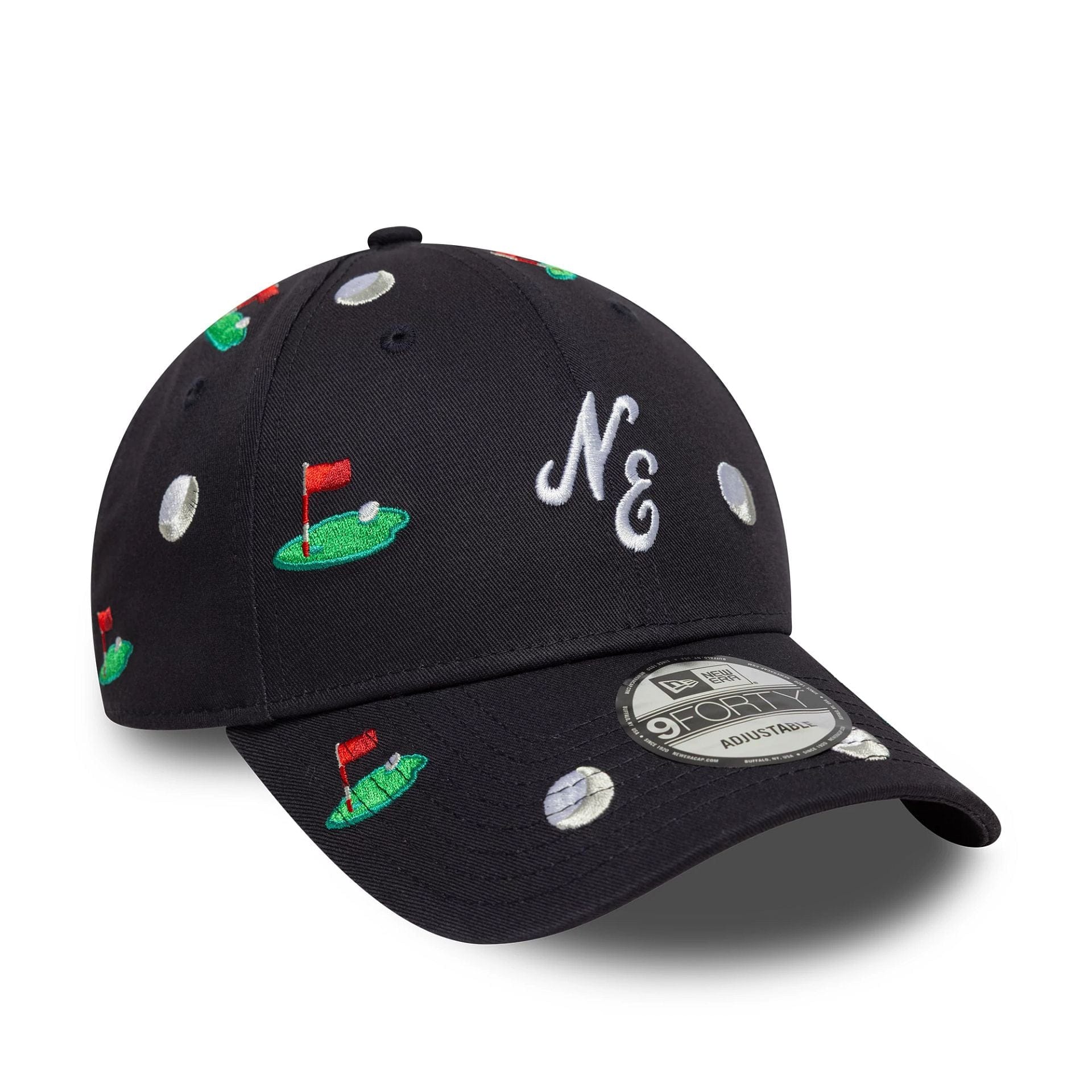 New Era All Over Print Navy 9FORTY M-Crown Adjustable Cap - Image 3