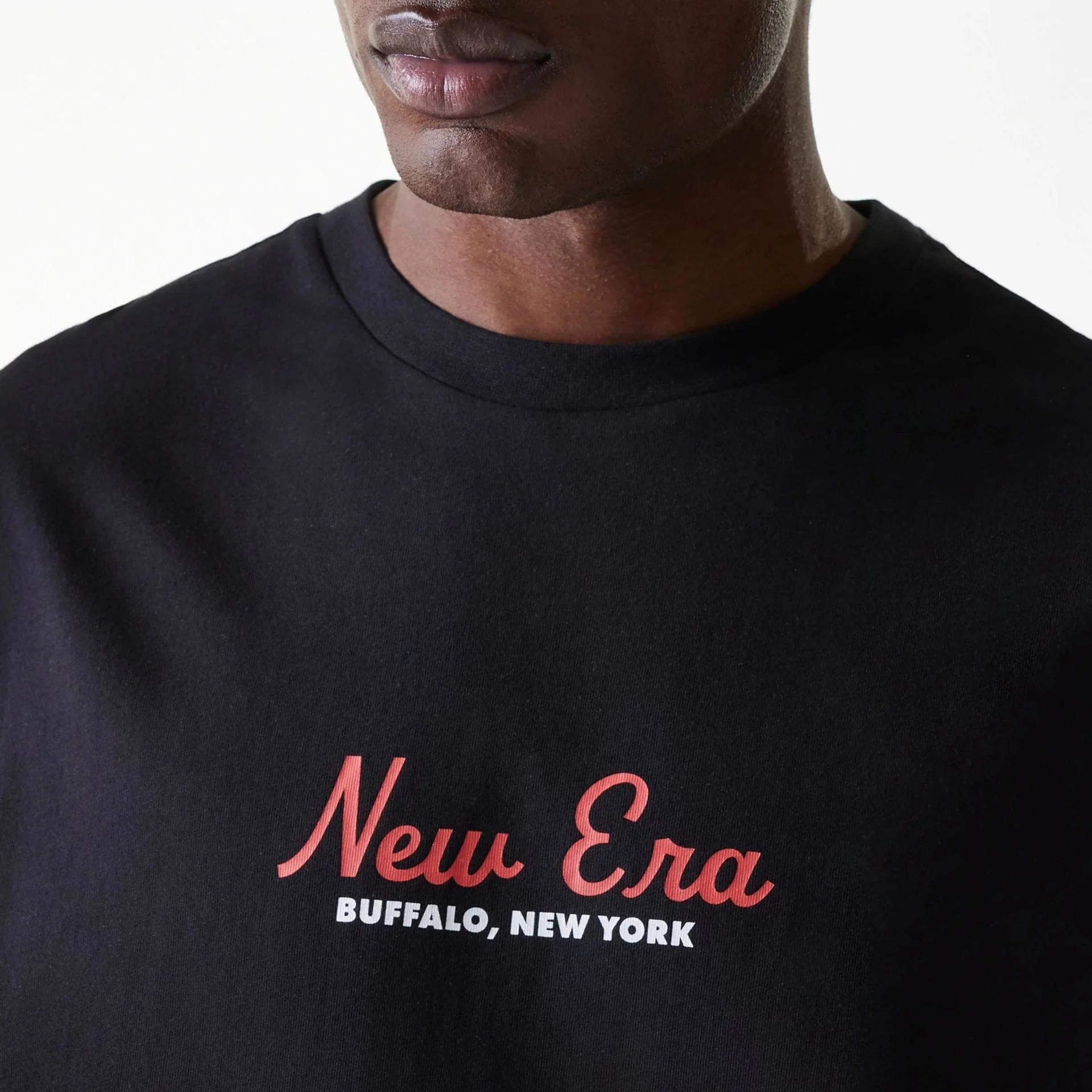 New Era Animal Graphic Black Oversized T-Shirt - Image 4