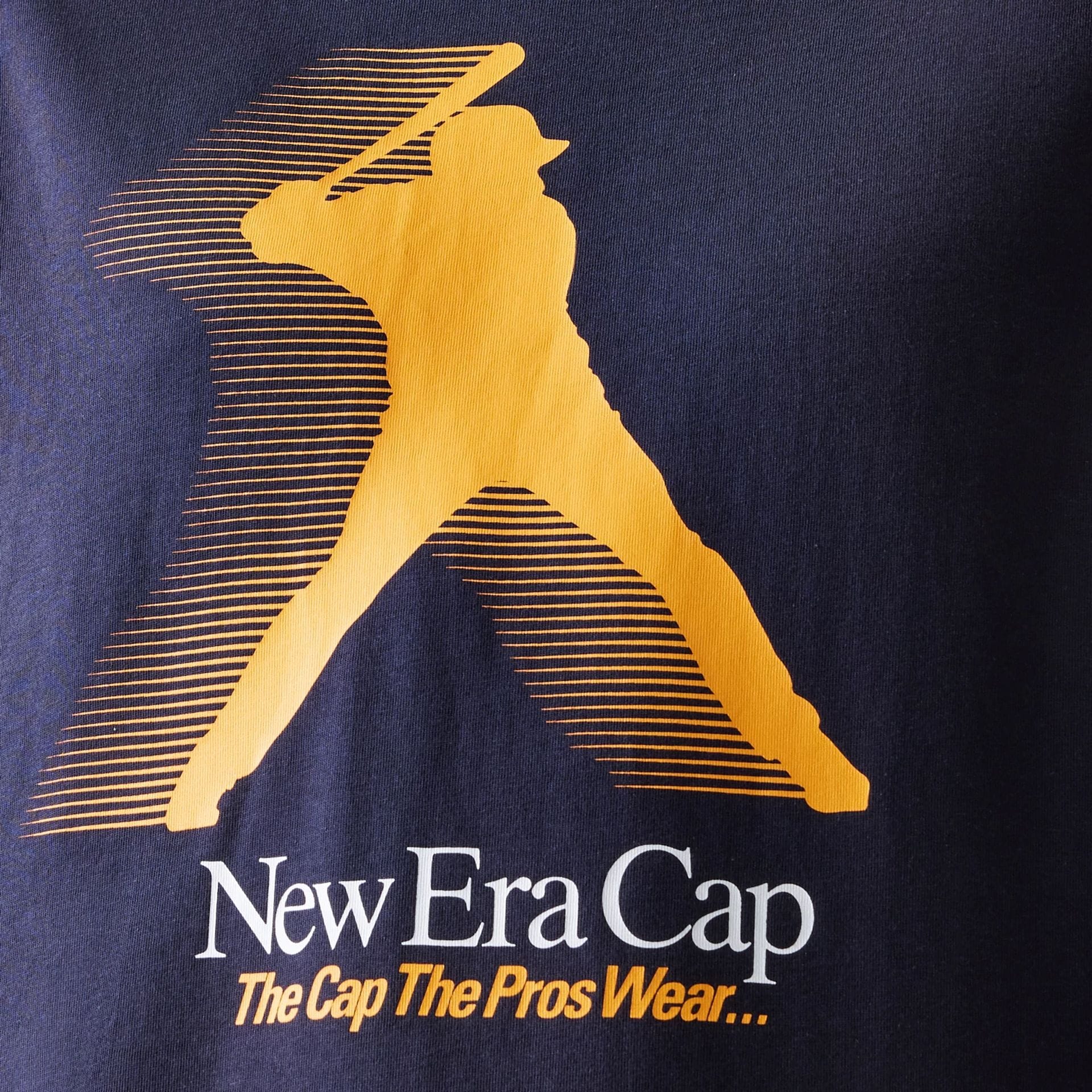 New Era Baseball Player Graphic Navy Oversized T-Shirt - Image 4