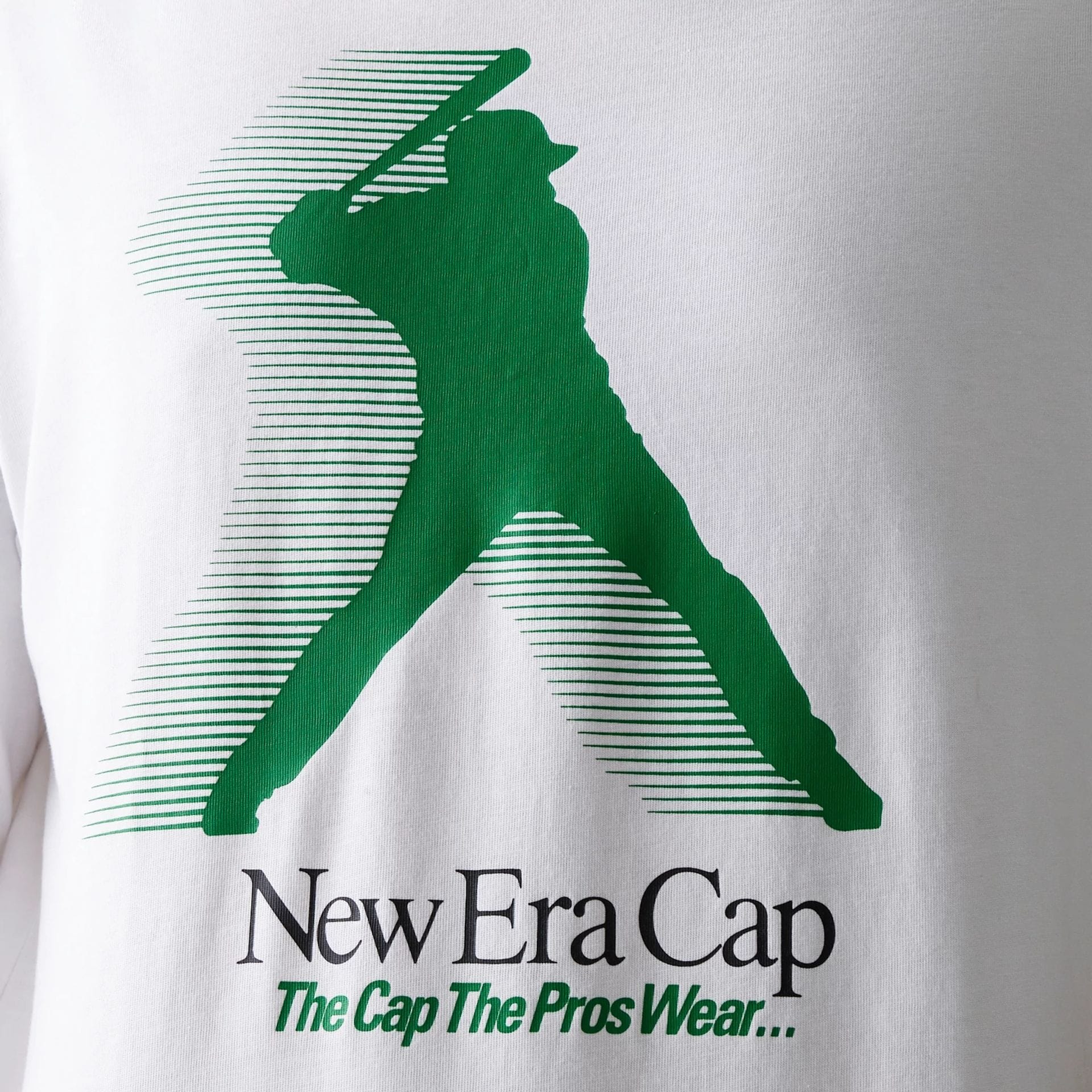 New Era Baseball Player Graphic White Oversized T-Shirt - Image 4
