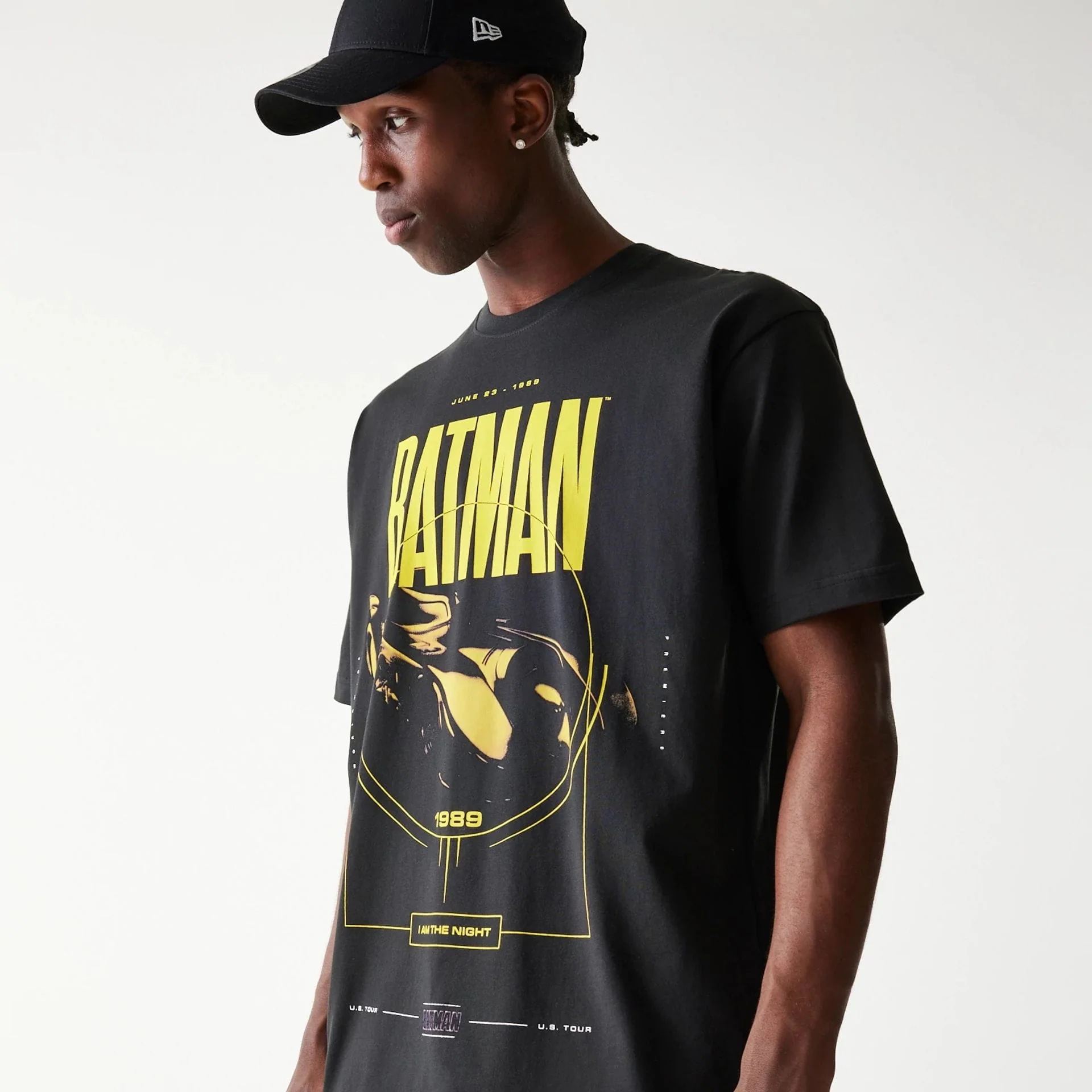 New Era Batman Batmobile Black T-Shirt - Image 3