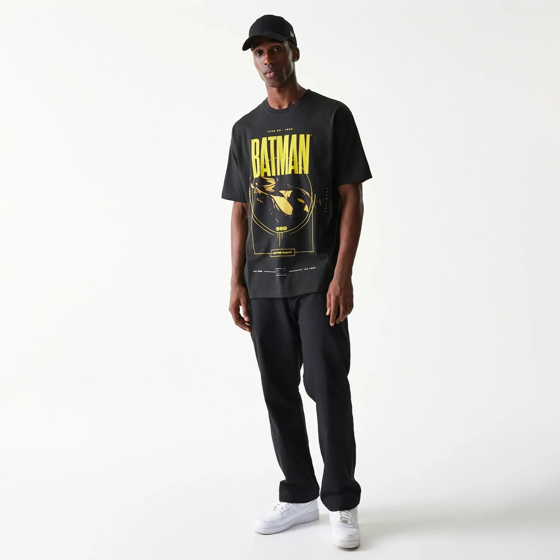 New Era Batman Batmobile Black T-Shirt - Image 7
