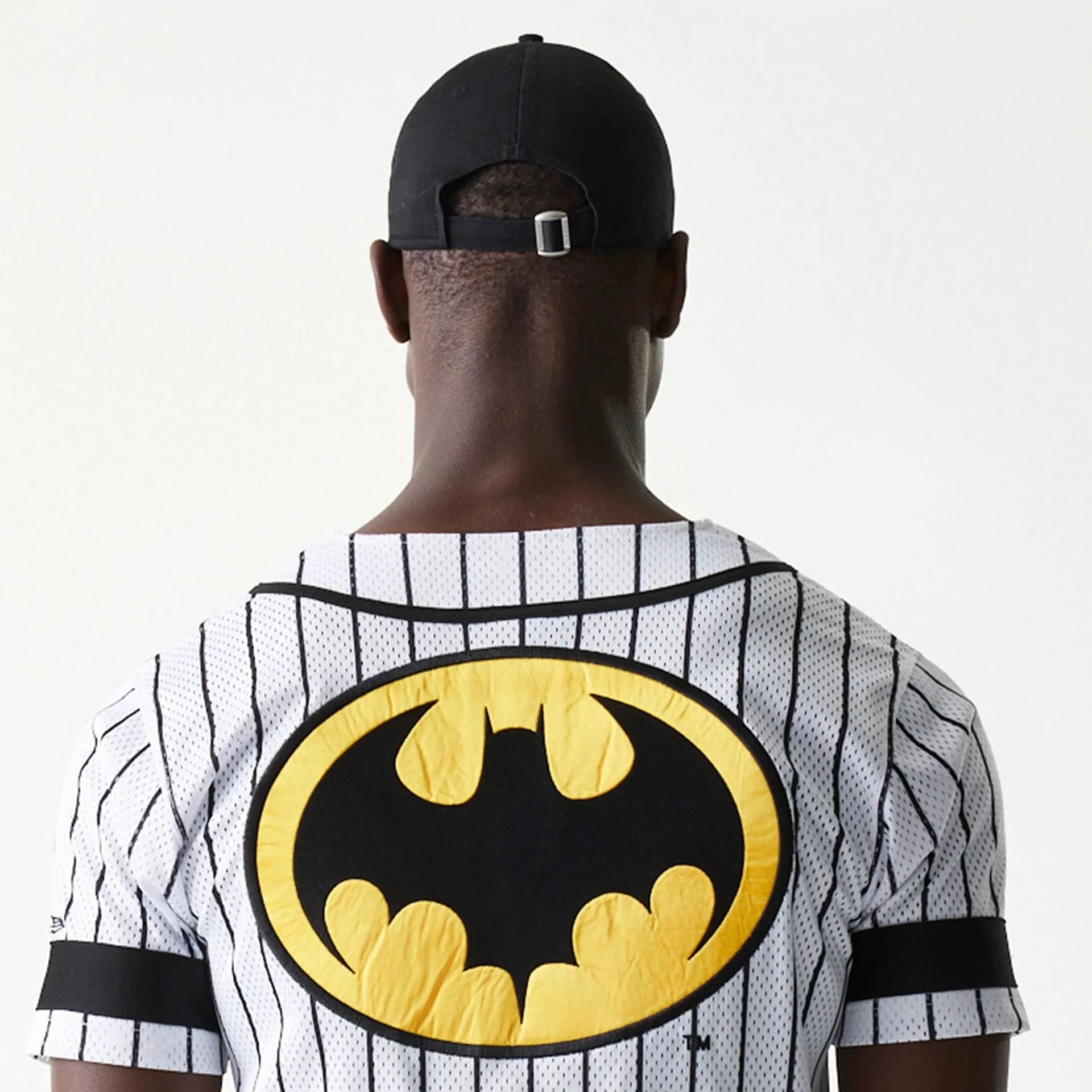 New Era Batman Pinstripe White Jersey - Image 6