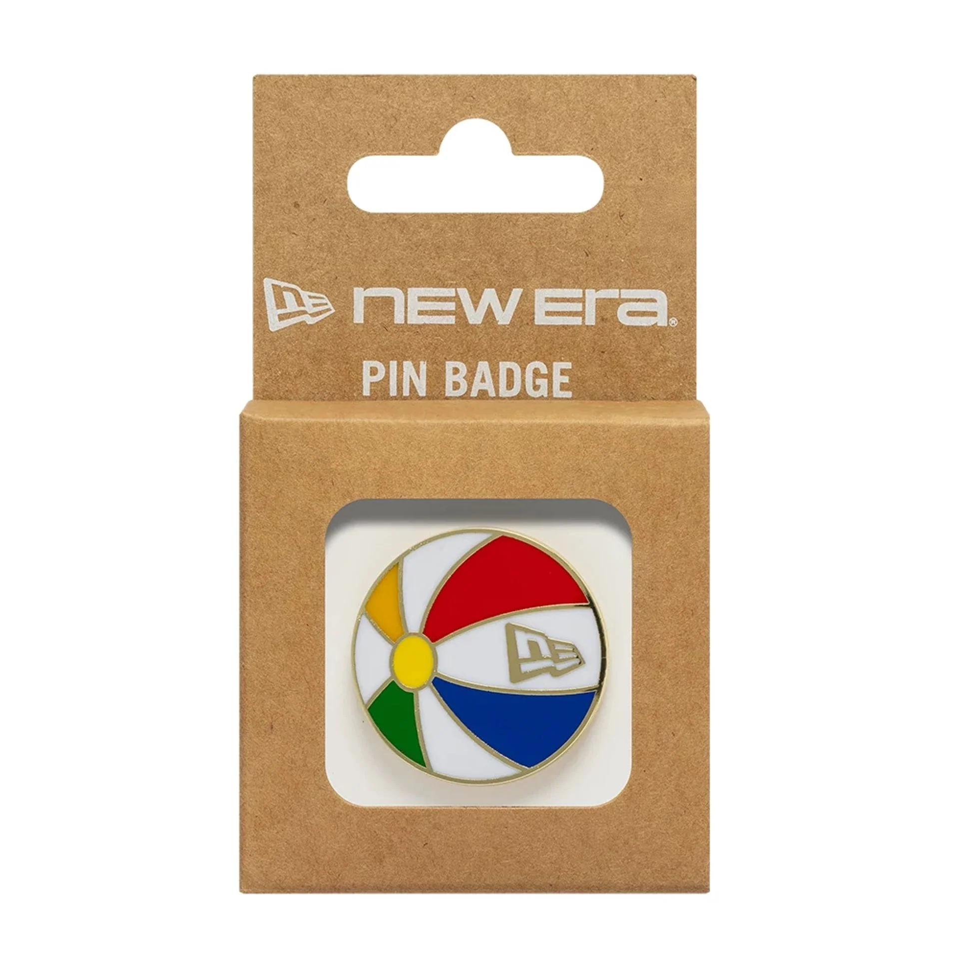 New Era Beachball Gold Pin Badge - Image 3
