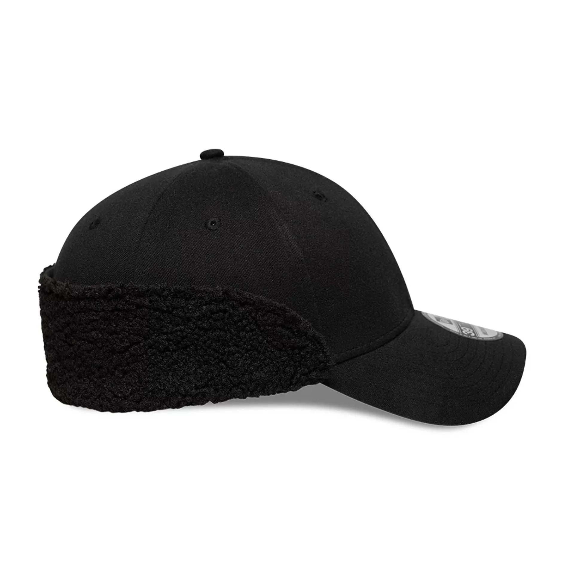 New Era Black 39THIRTY Downflap Stretch Fit Cap - Image 6