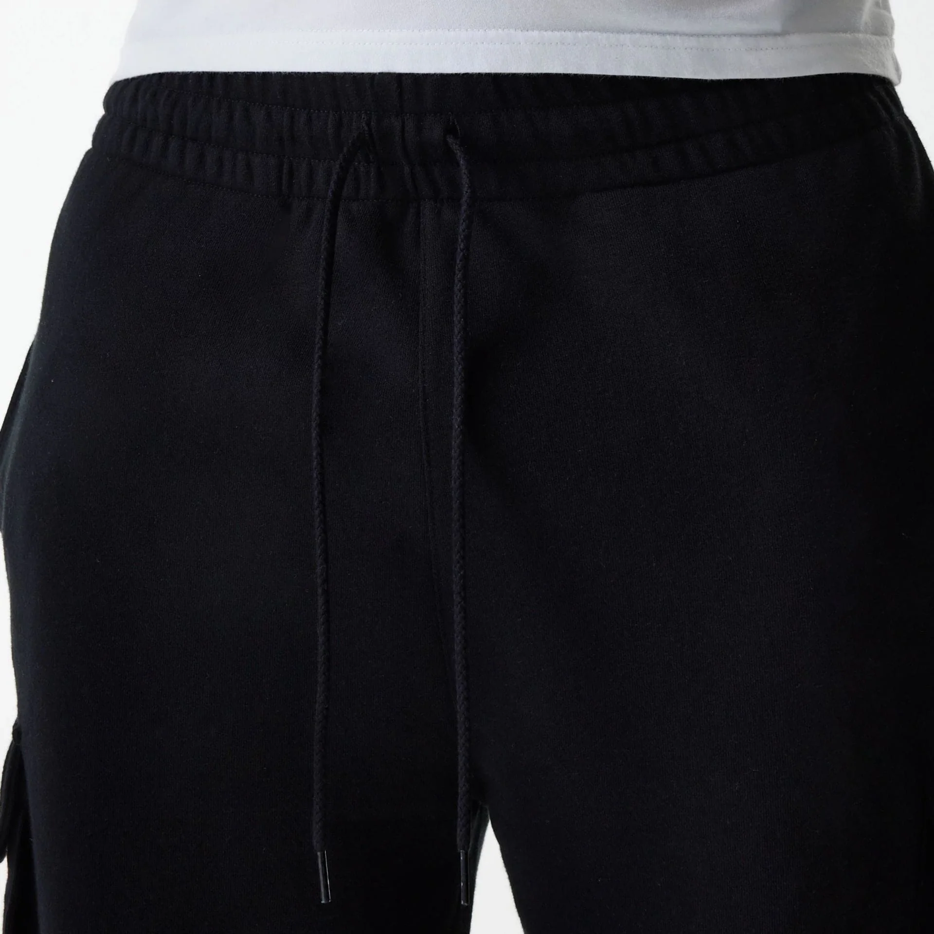 New Era Black Cargo Joggers - Image 3