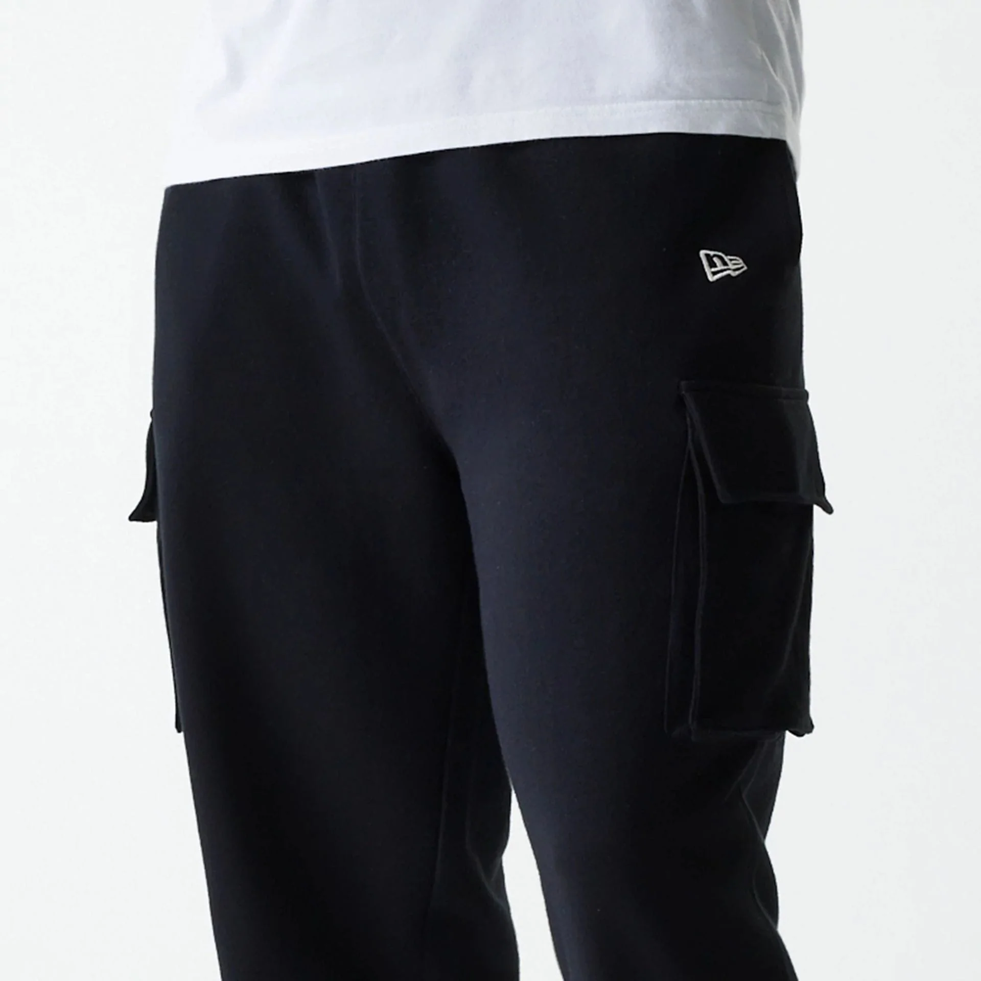 New Era Black Cargo Joggers - Image 5