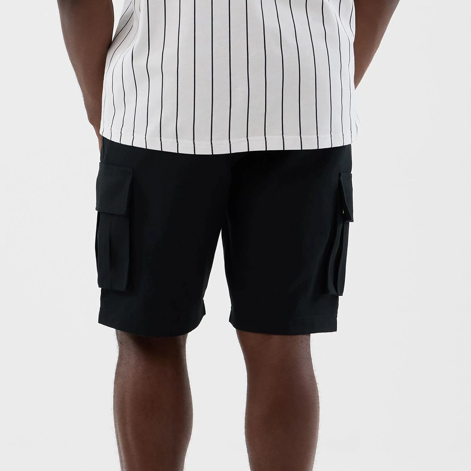 New Era Black Cargo Shorts - Image 7