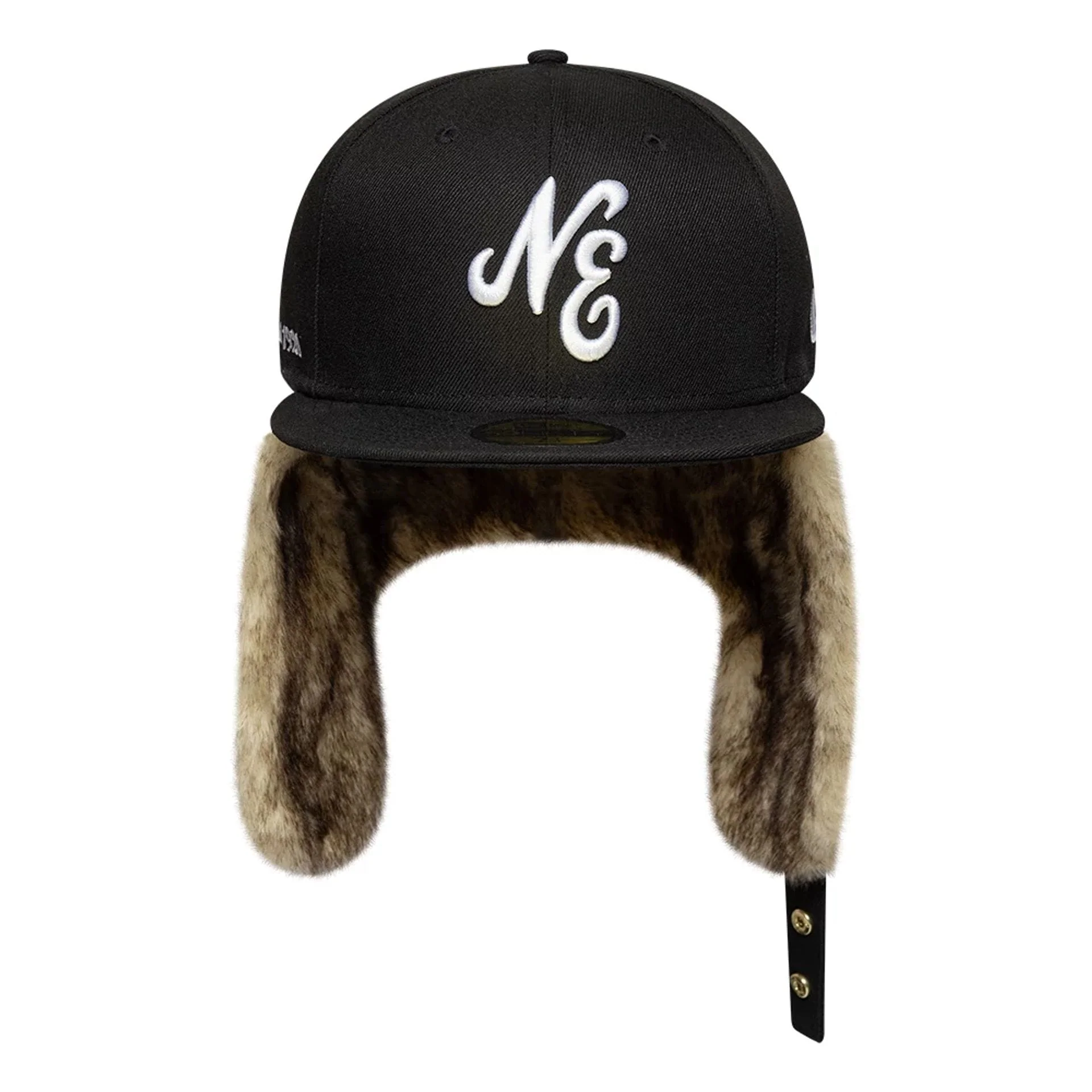 New Era Black Dogear 59FIFTY Fitted Cap - Image 8