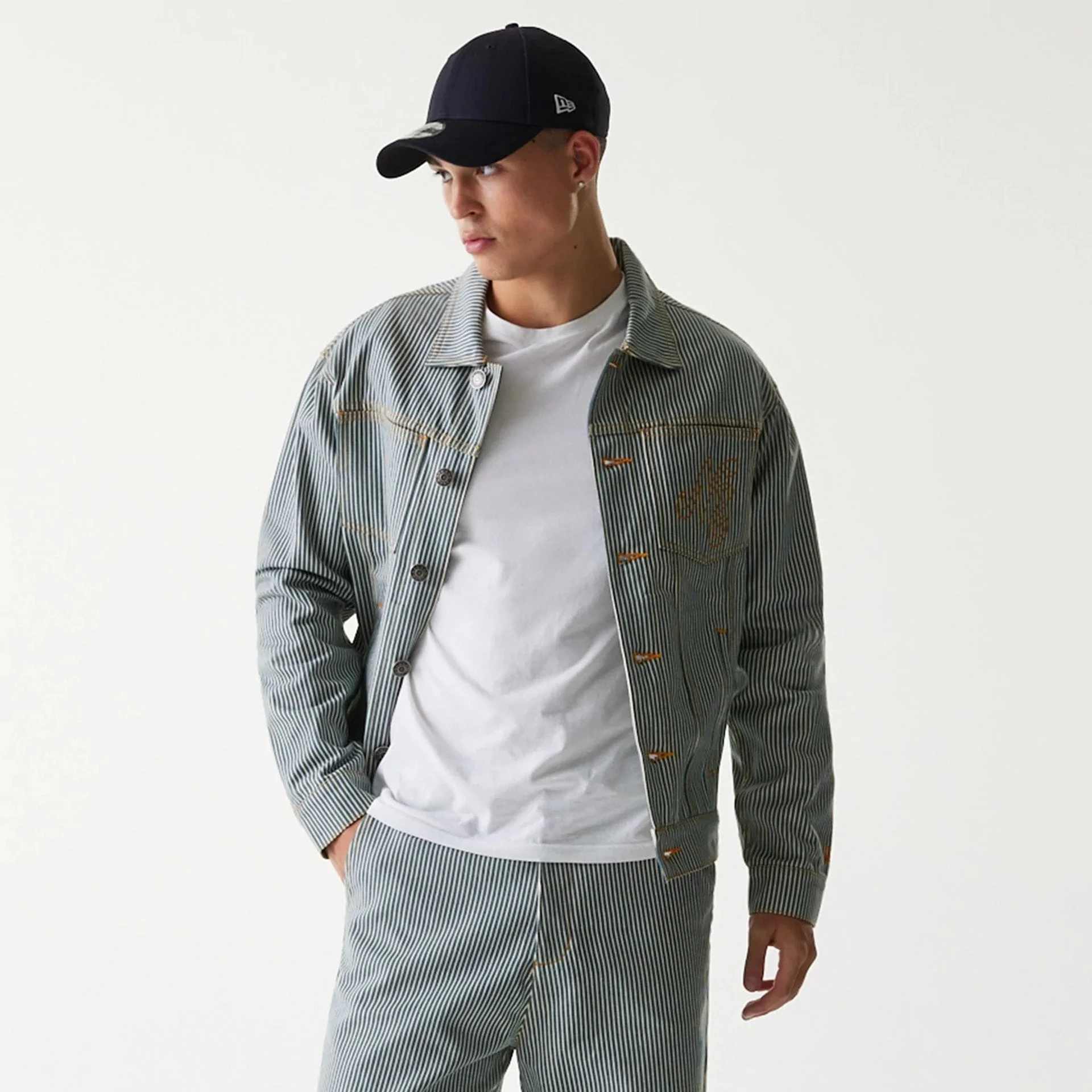 New Era Blue Denim Jacket - Image 3