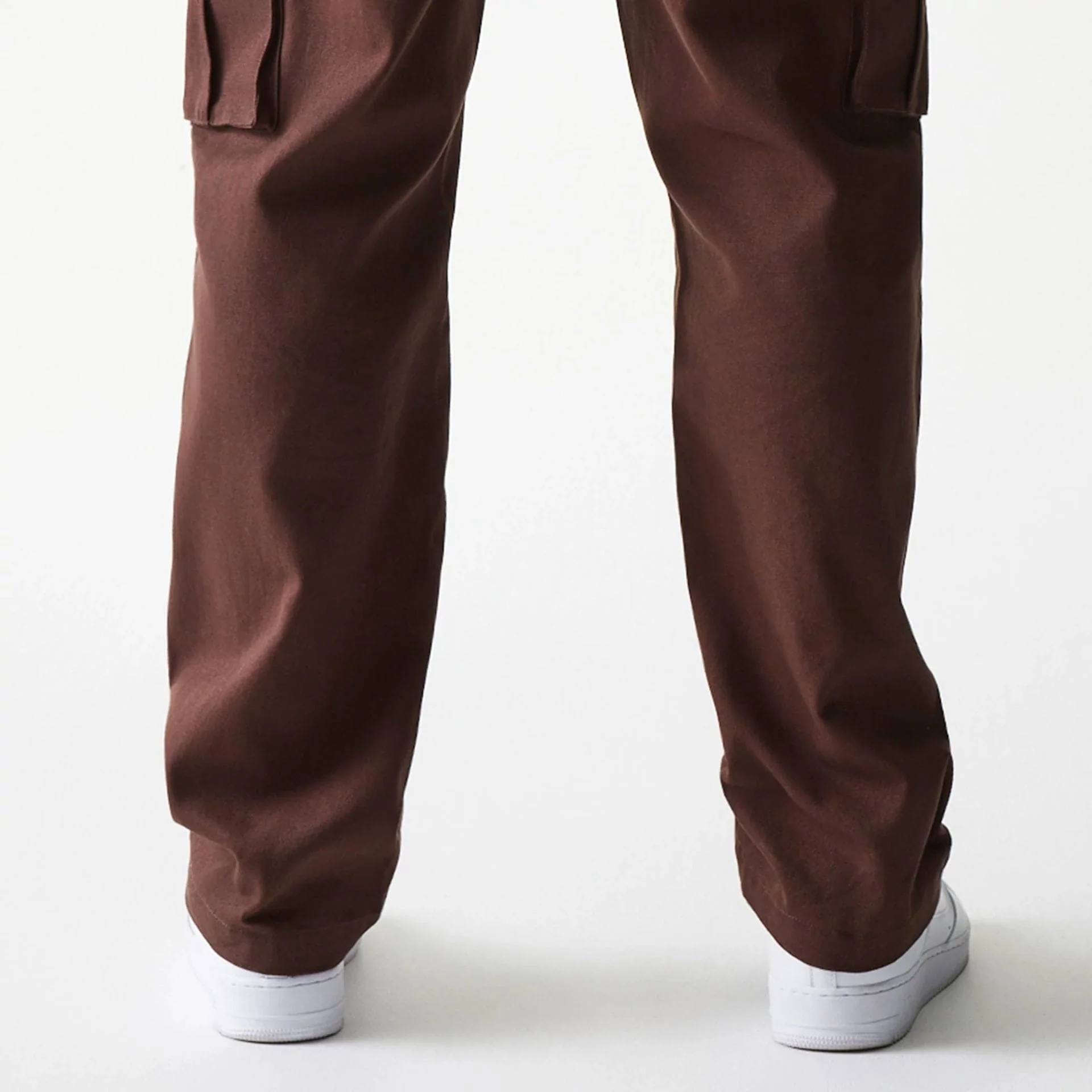 New Era Brown Straight Leg Cargo Joggers - Image 4