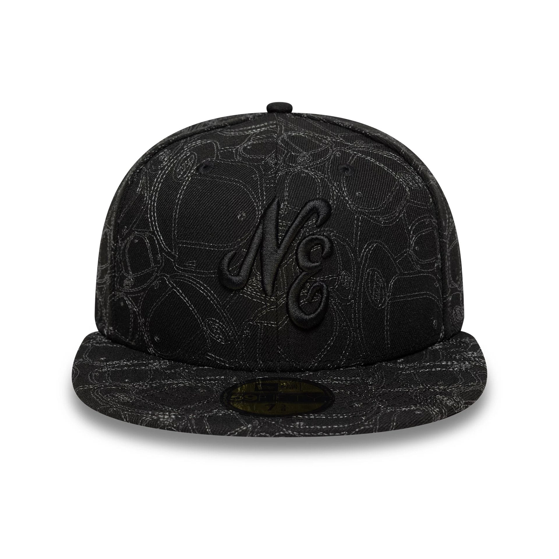 New Era Cap Black 59FIFTY Fitted Cap - Image 4