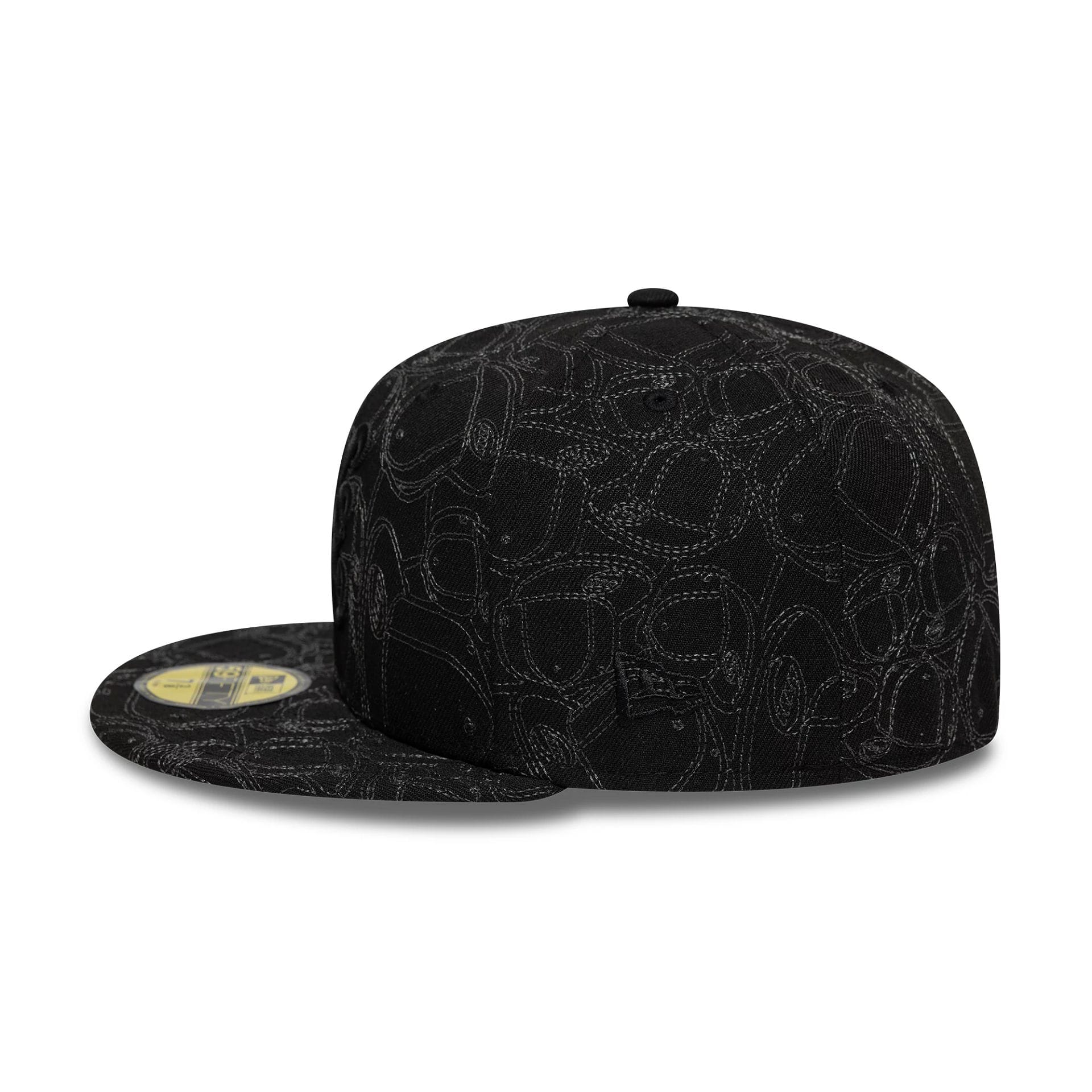 New Era Cap Black 59FIFTY Fitted Cap - Image 5