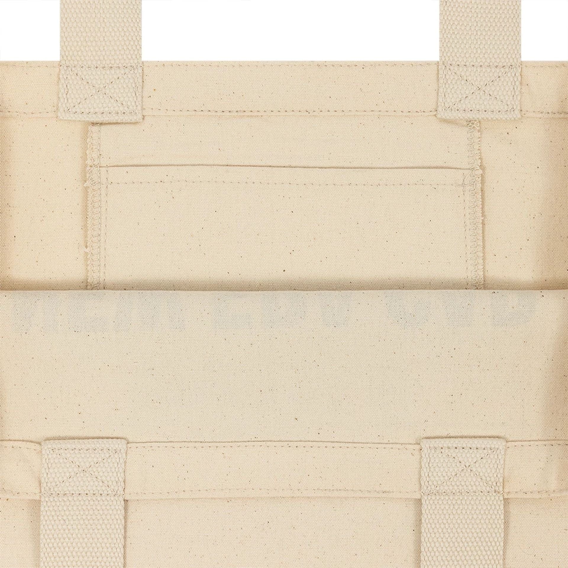 New Era Cap Carnaby Address Light Beige Canvas Tote Bag - Image 4
