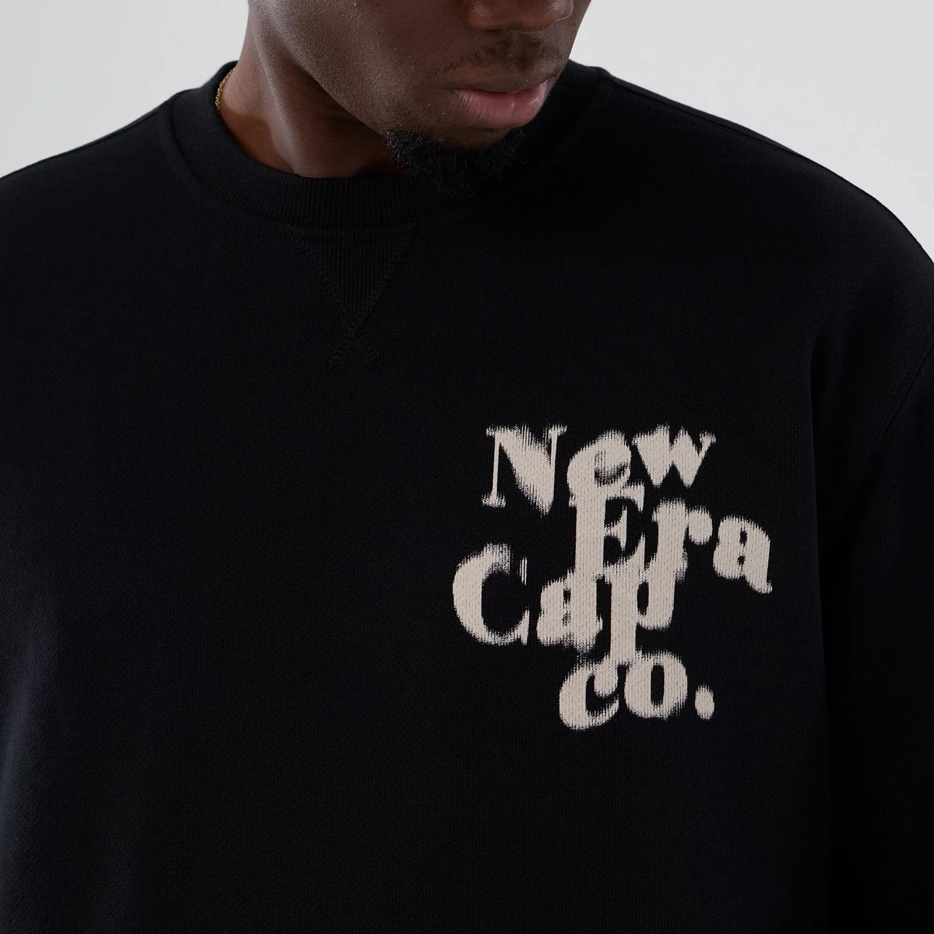 New Era Cap Company Black Crew Neck Sweater - Image 3