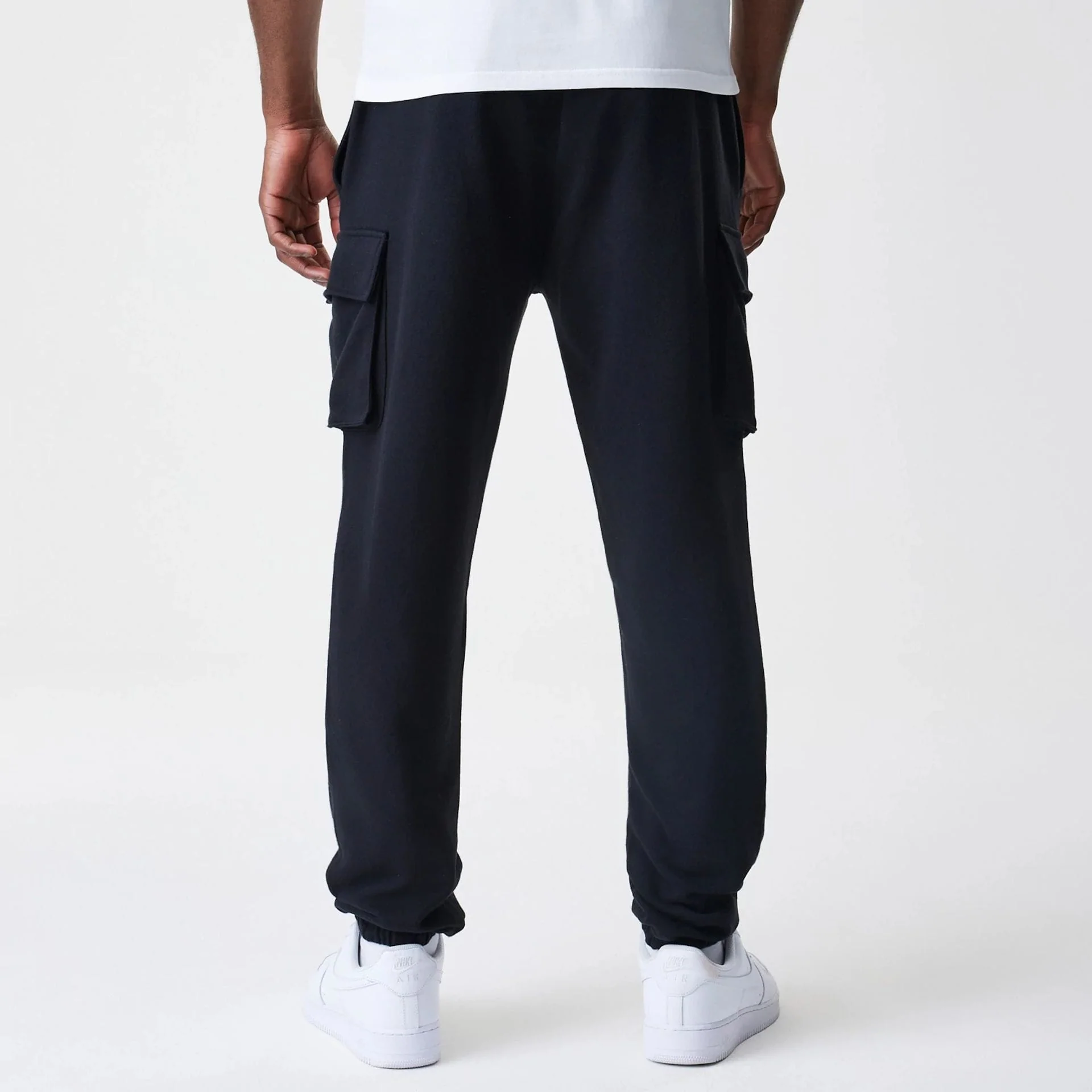 New Era Cargo Black Joggers - Image 2