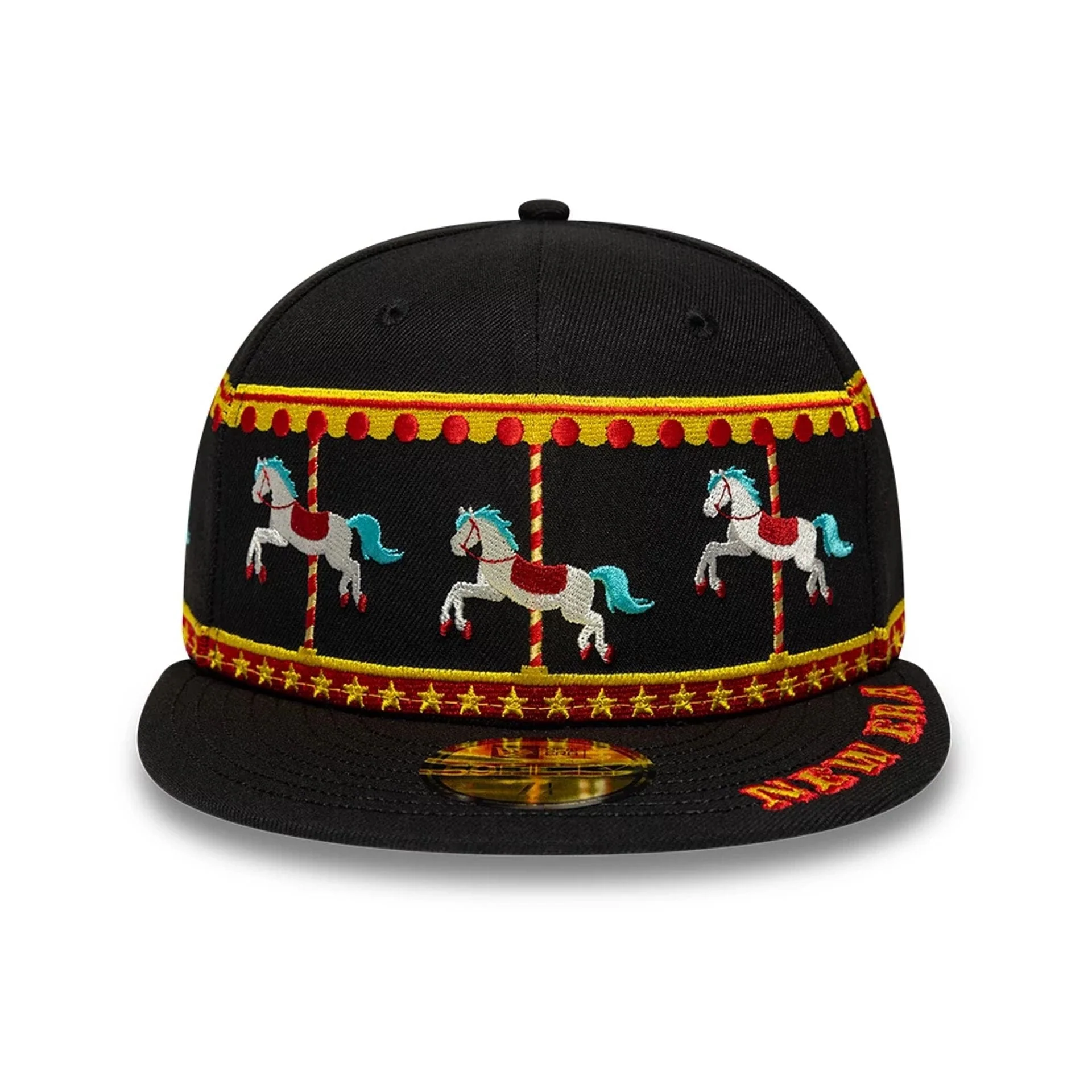 New Era Carousel Black 59FIFTY Fitted Cap - Image 2