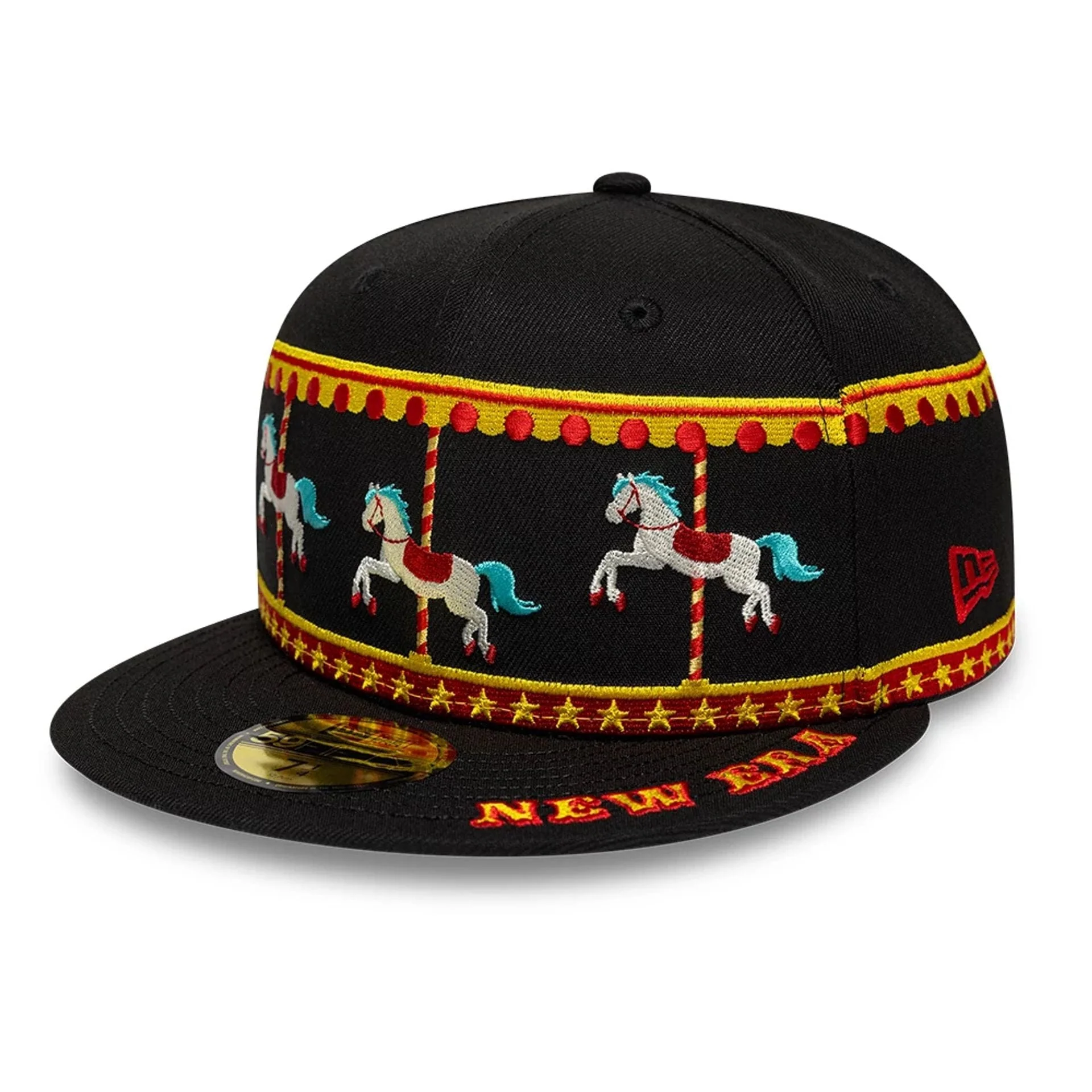New Era Carousel Black 59FIFTY Fitted Cap - Image 3