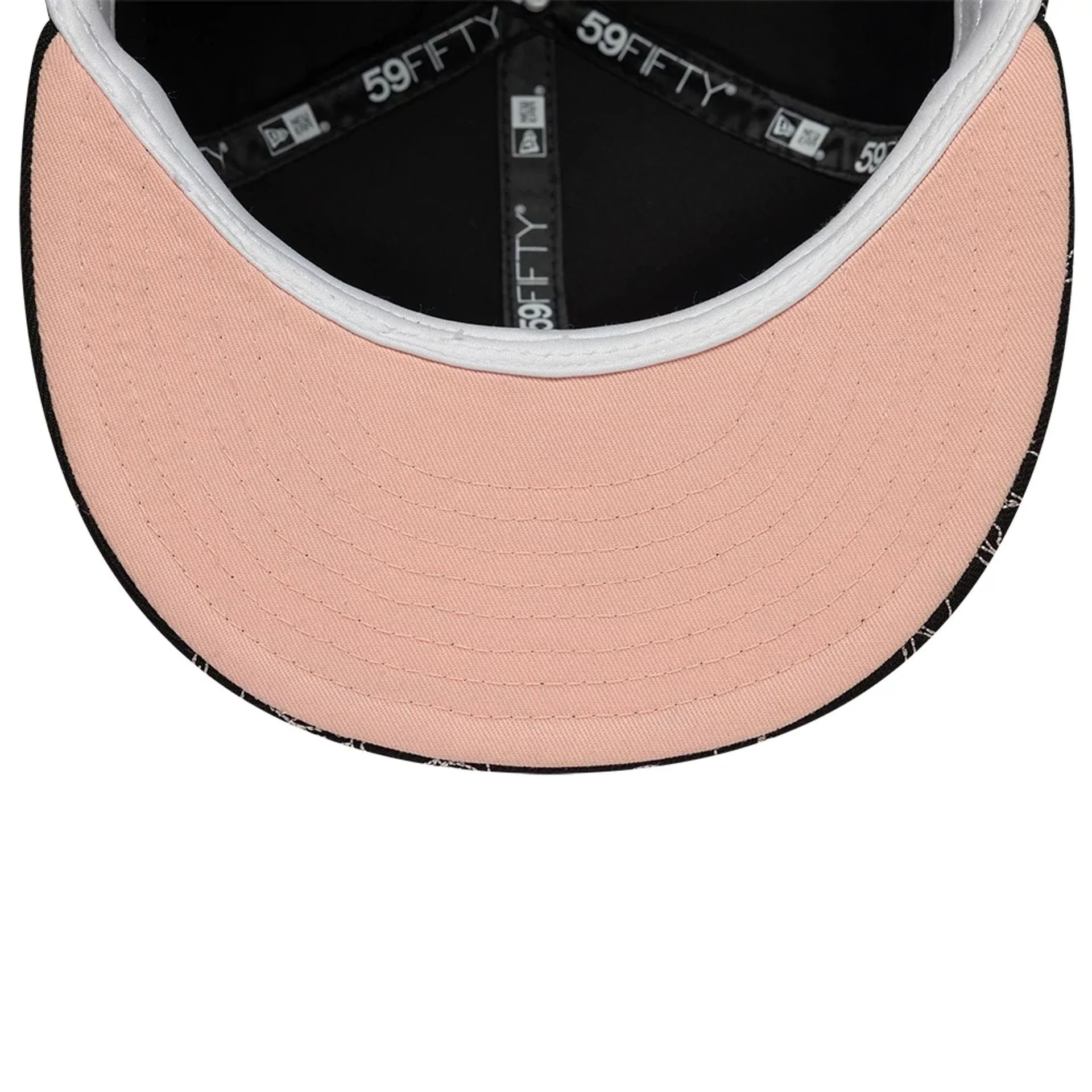 New Era Cherry Blossom Black 59FIFTY Fitted Cap - Image 2