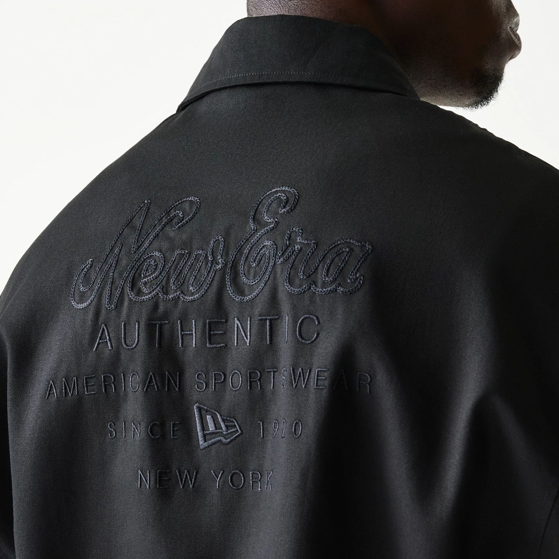 New Era Collared Black Jacket - Image 8