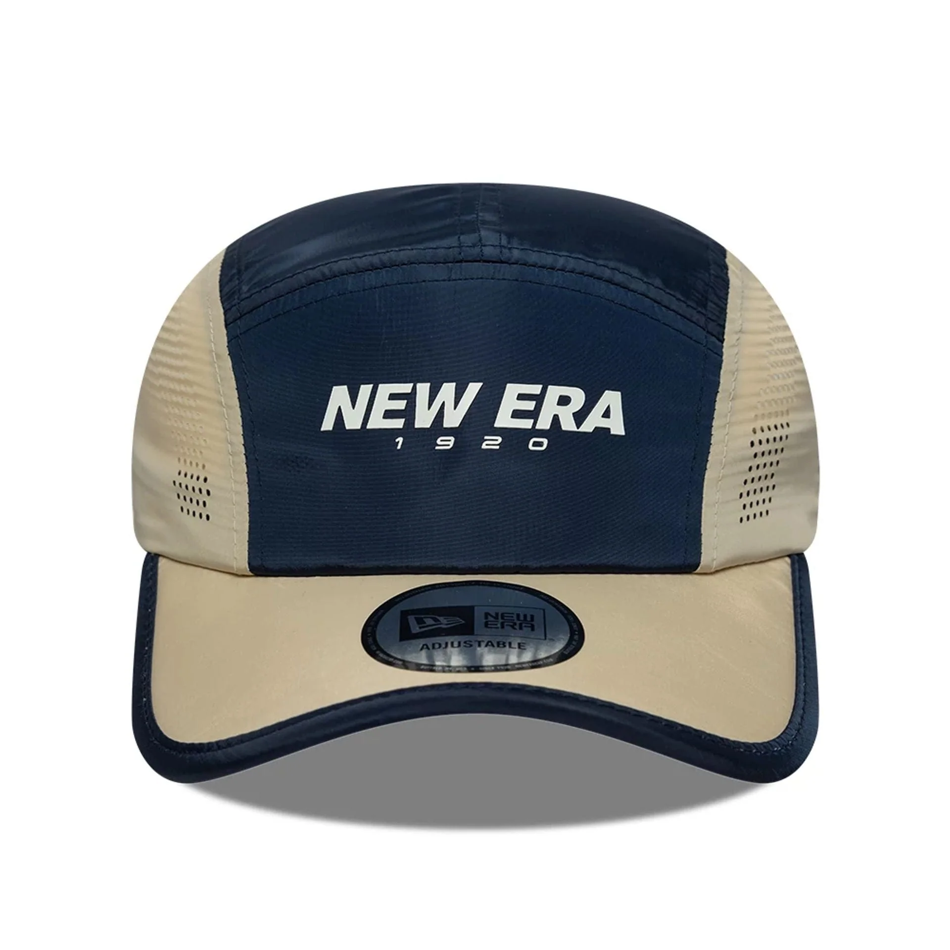 New Era Colour Block Navy Runner Adjustable Cap - Image 2