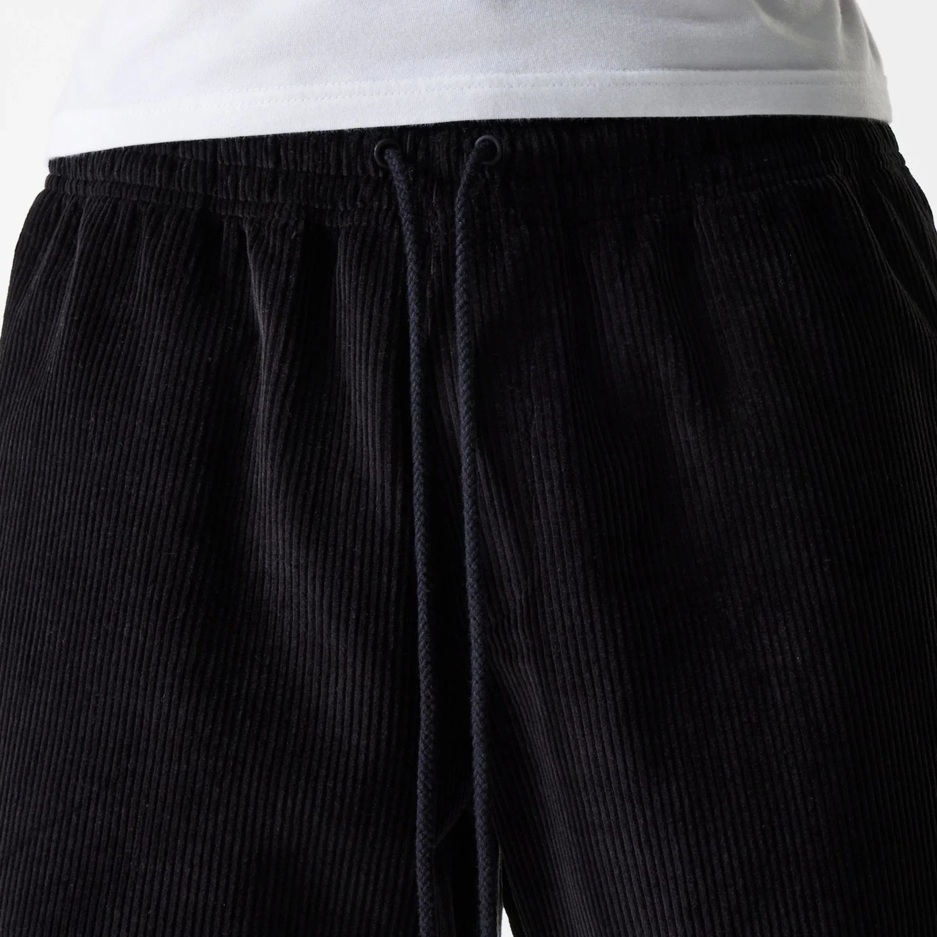 New Era Cord Black Shorts - Image 3