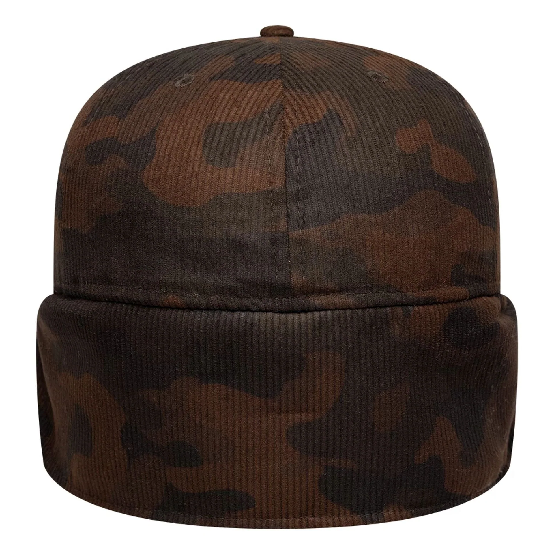 New Era Cord Dark Brown Downflap 59FIFTY Fitted Cap - Image 10