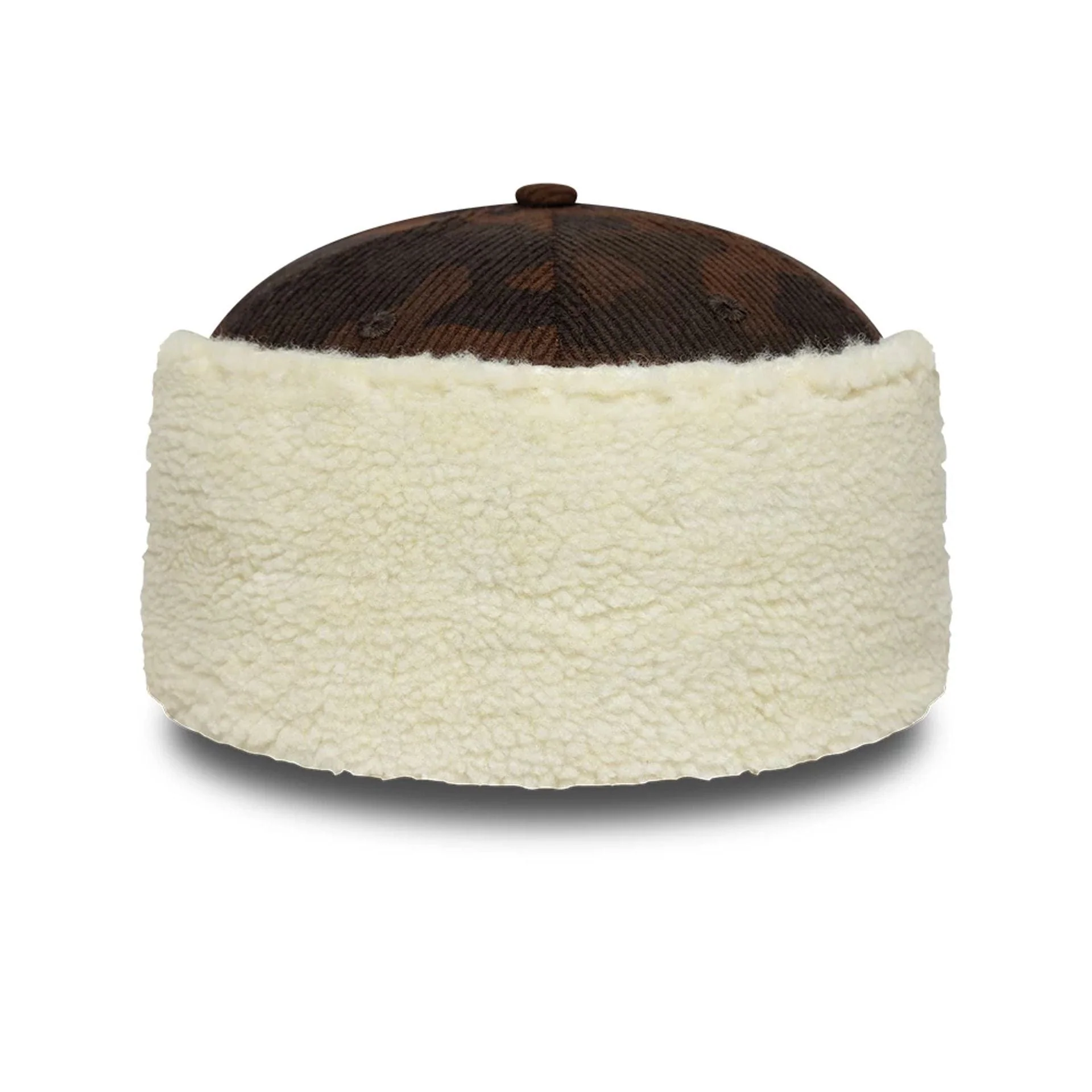 New Era Cord Dark Brown Downflap 59FIFTY Fitted Cap - Image 6