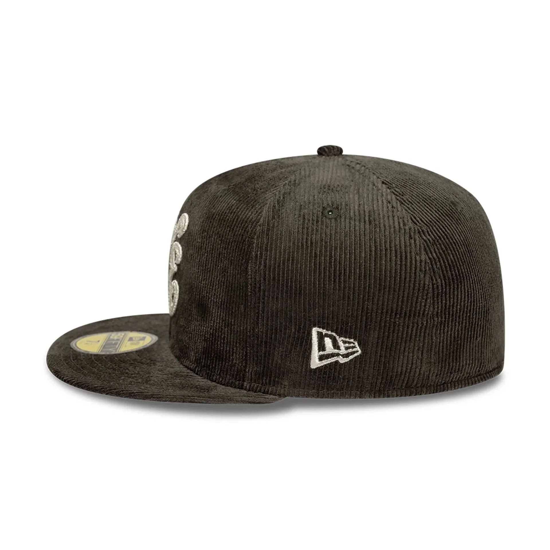 New Era Cord Dark Green 59FIFTY Fitted Cap - Image 5