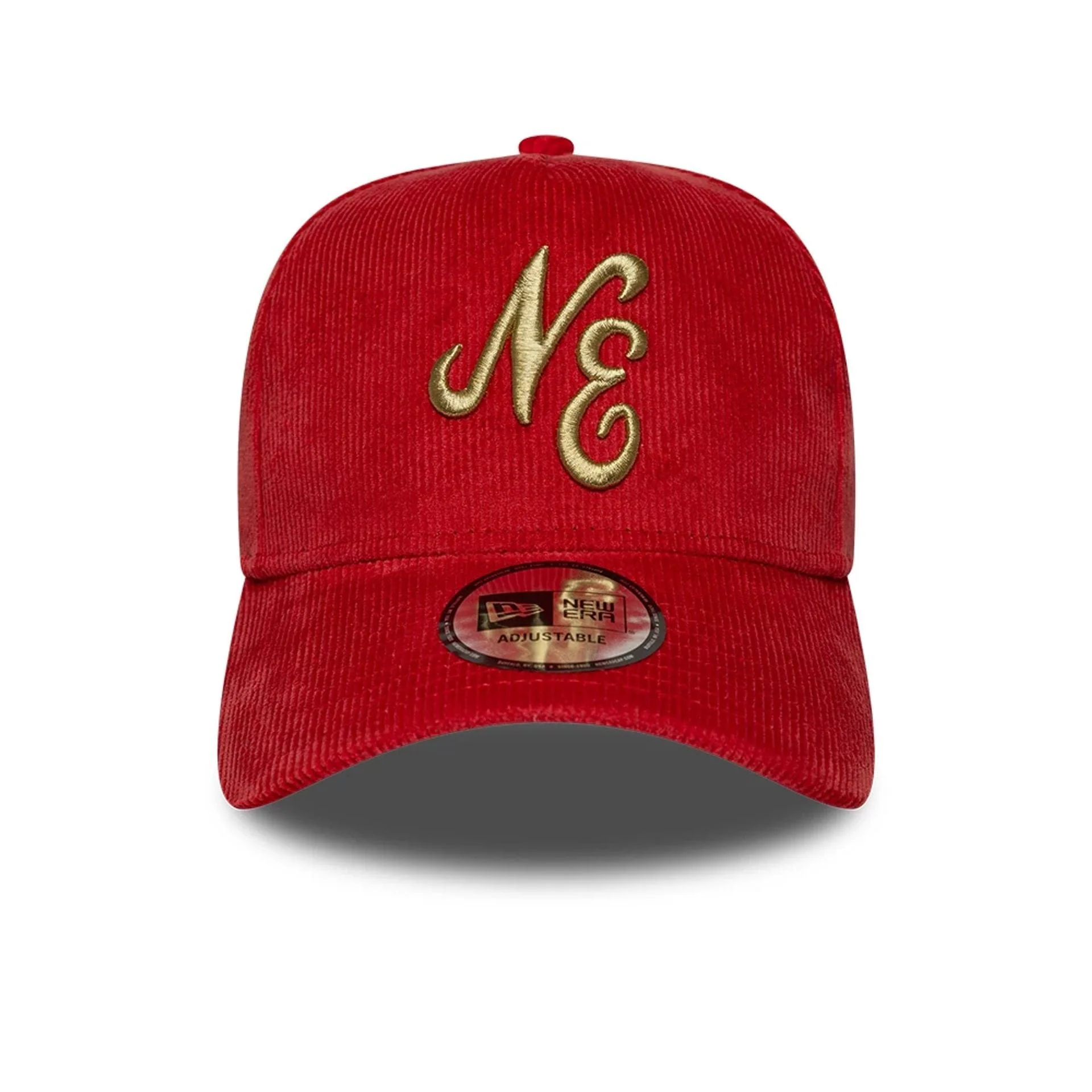 New Era Cord Red 9FORTY E-Frame Adjustable Cap - Image 2