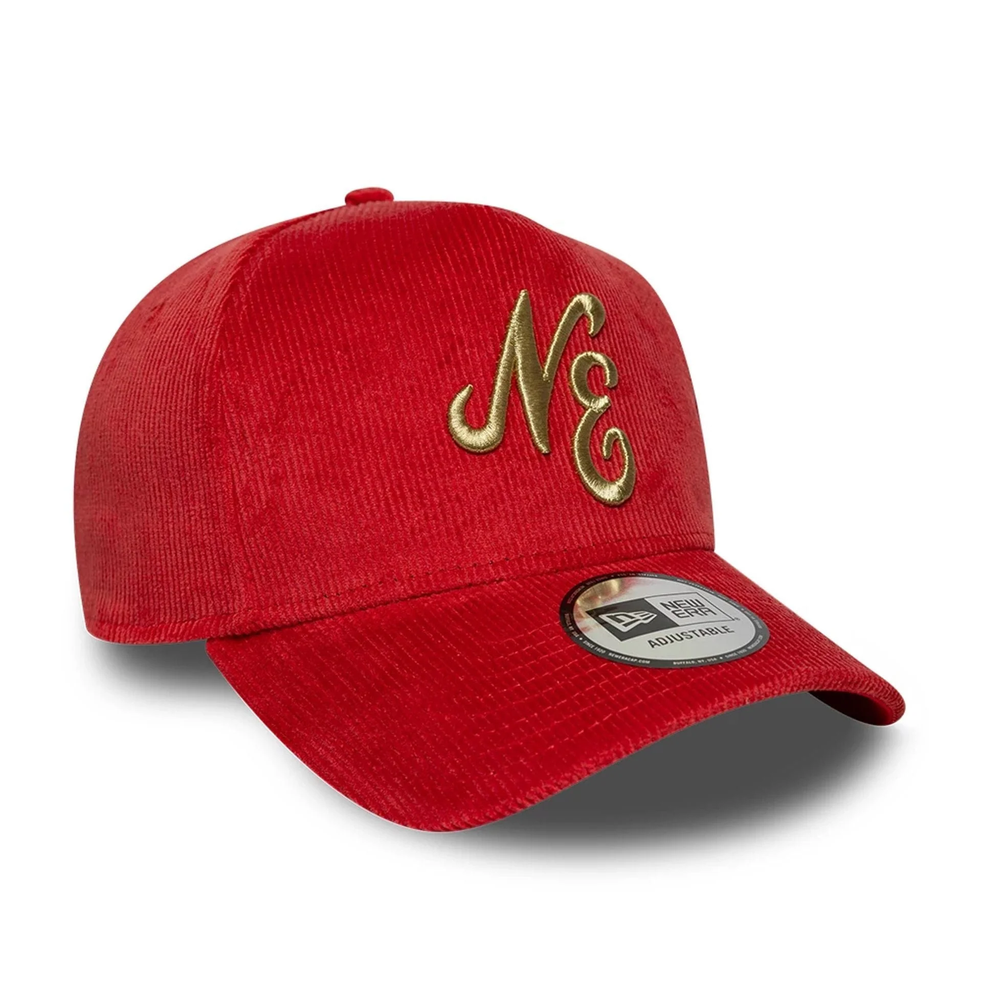 New Era Cord Red 9FORTY E-Frame Adjustable Cap - Image 3