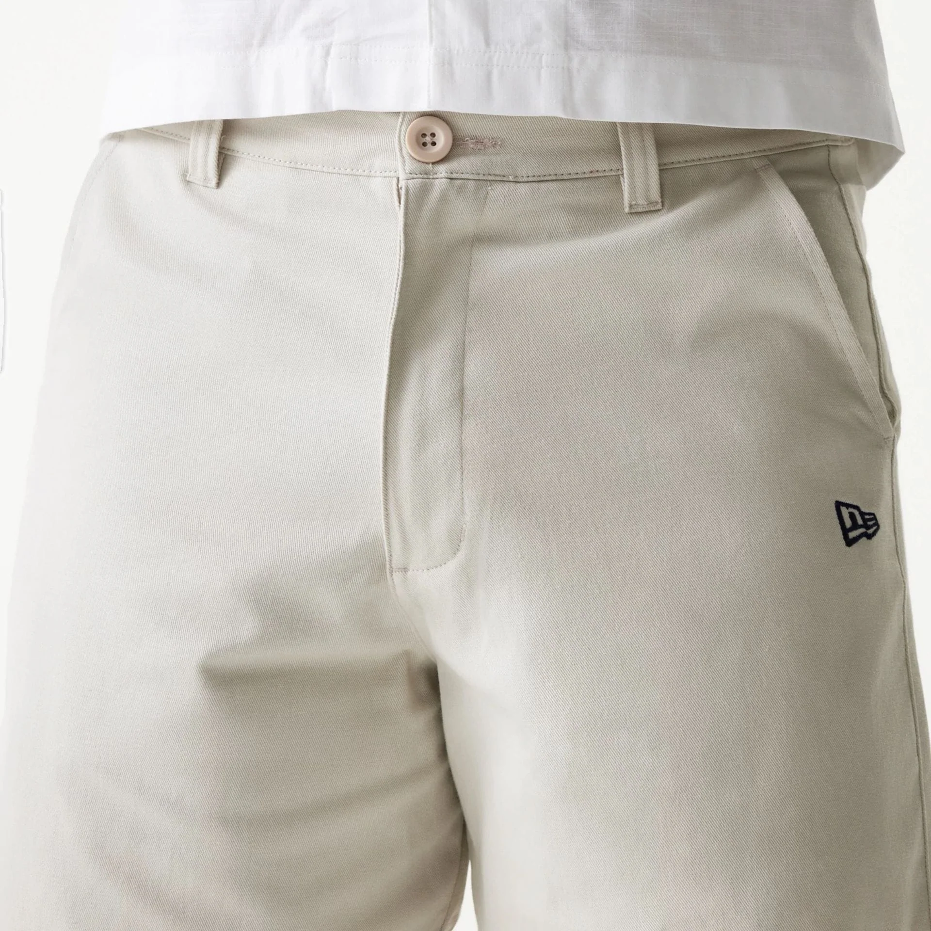 New Era Cream Chino Shorts - Image 3