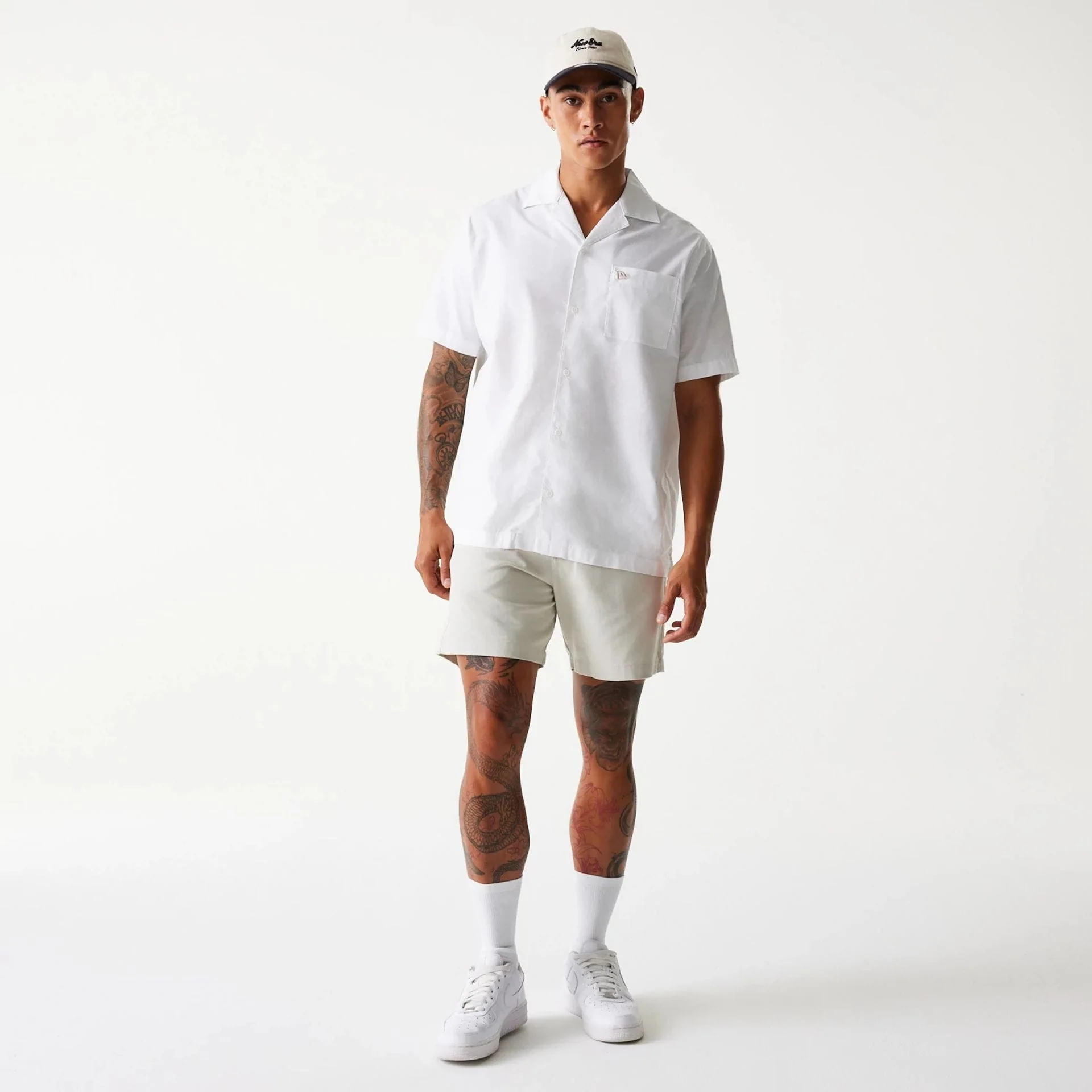 New Era Cream Chino Shorts - Image 8