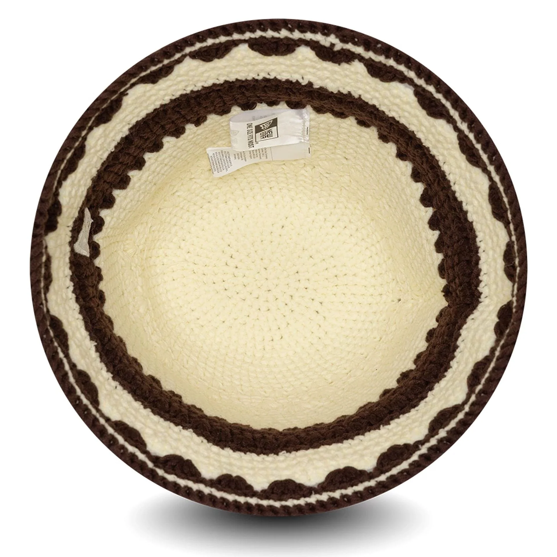New Era Crochet Border White Explorer Bucket Hat - Image 5