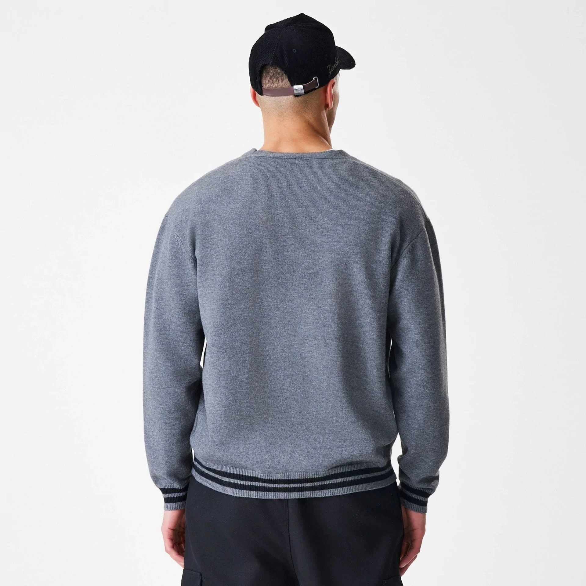 New Era Dark Grey Cardigan - Image 2
