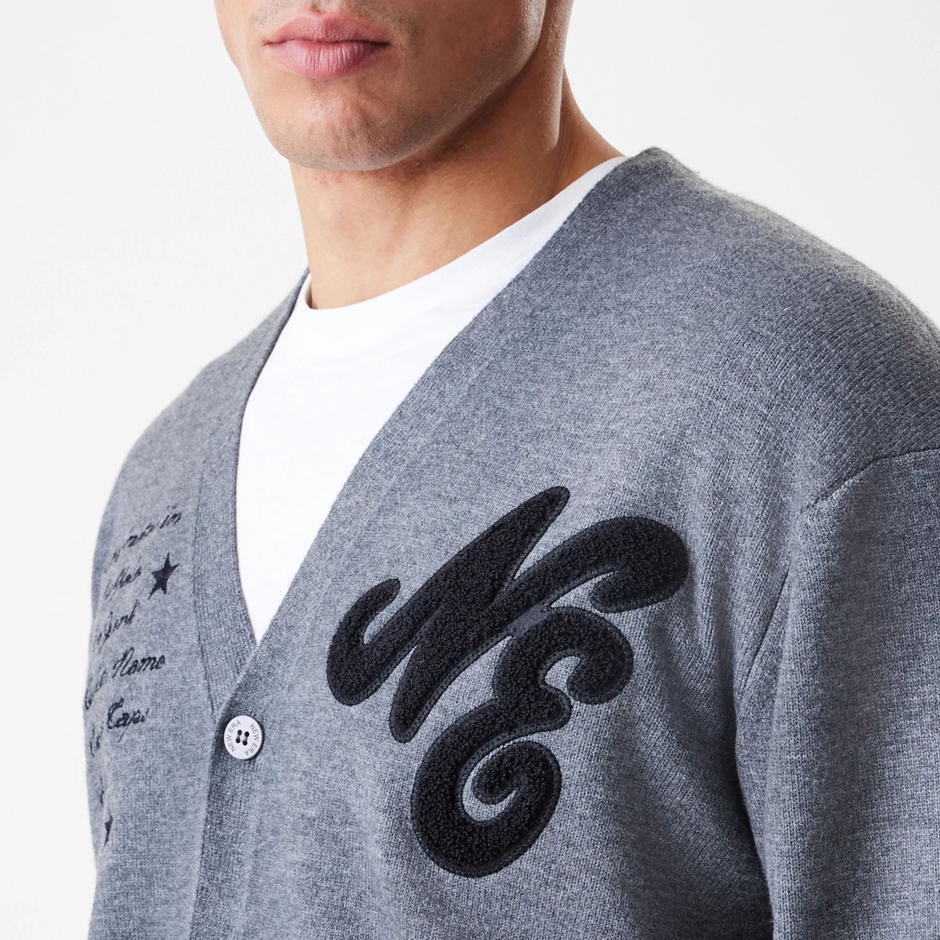 New Era Dark Grey Cardigan - Image 8