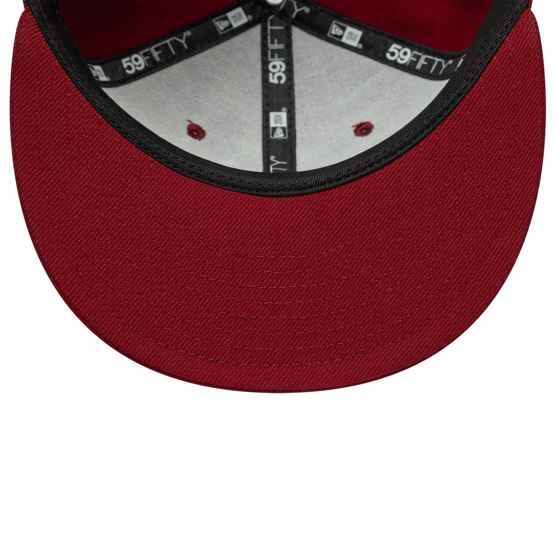 New Era Dark Red 59FIFTY Fitted Cap - Image 7