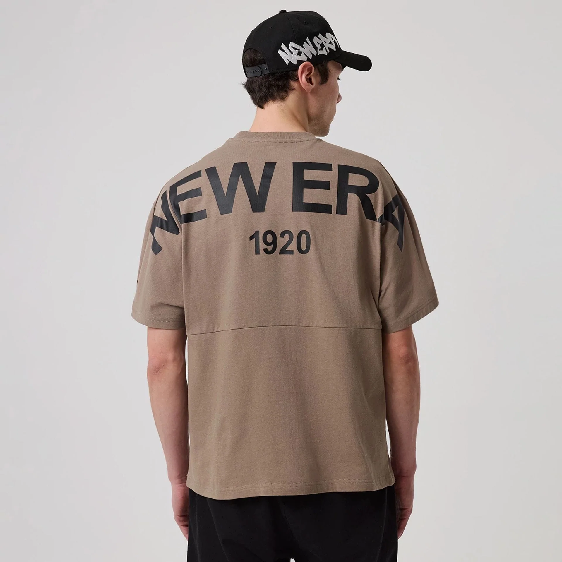 New Era Distressed Brown T-Shirt - Image 2