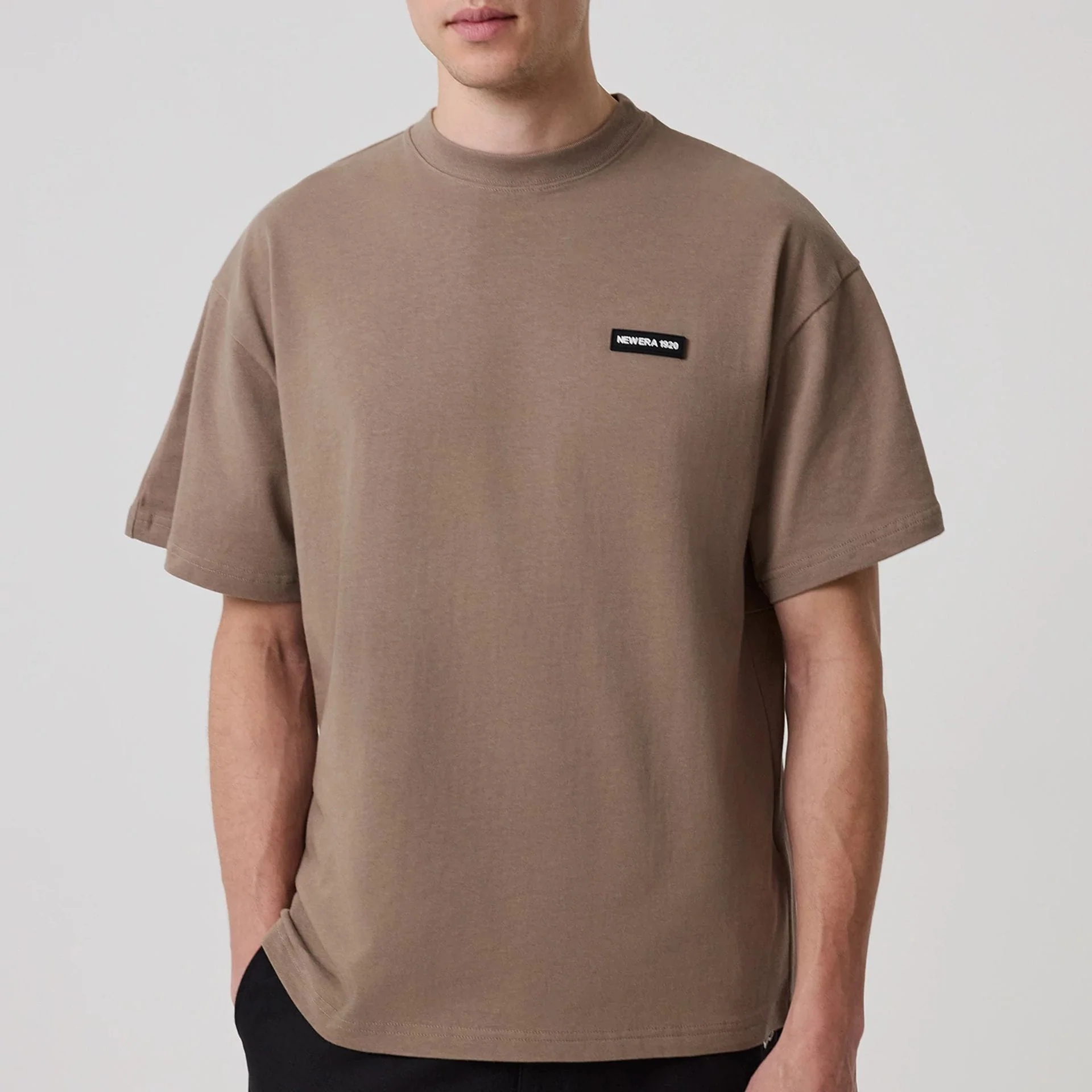 New Era Distressed Brown T-Shirt - Image 6