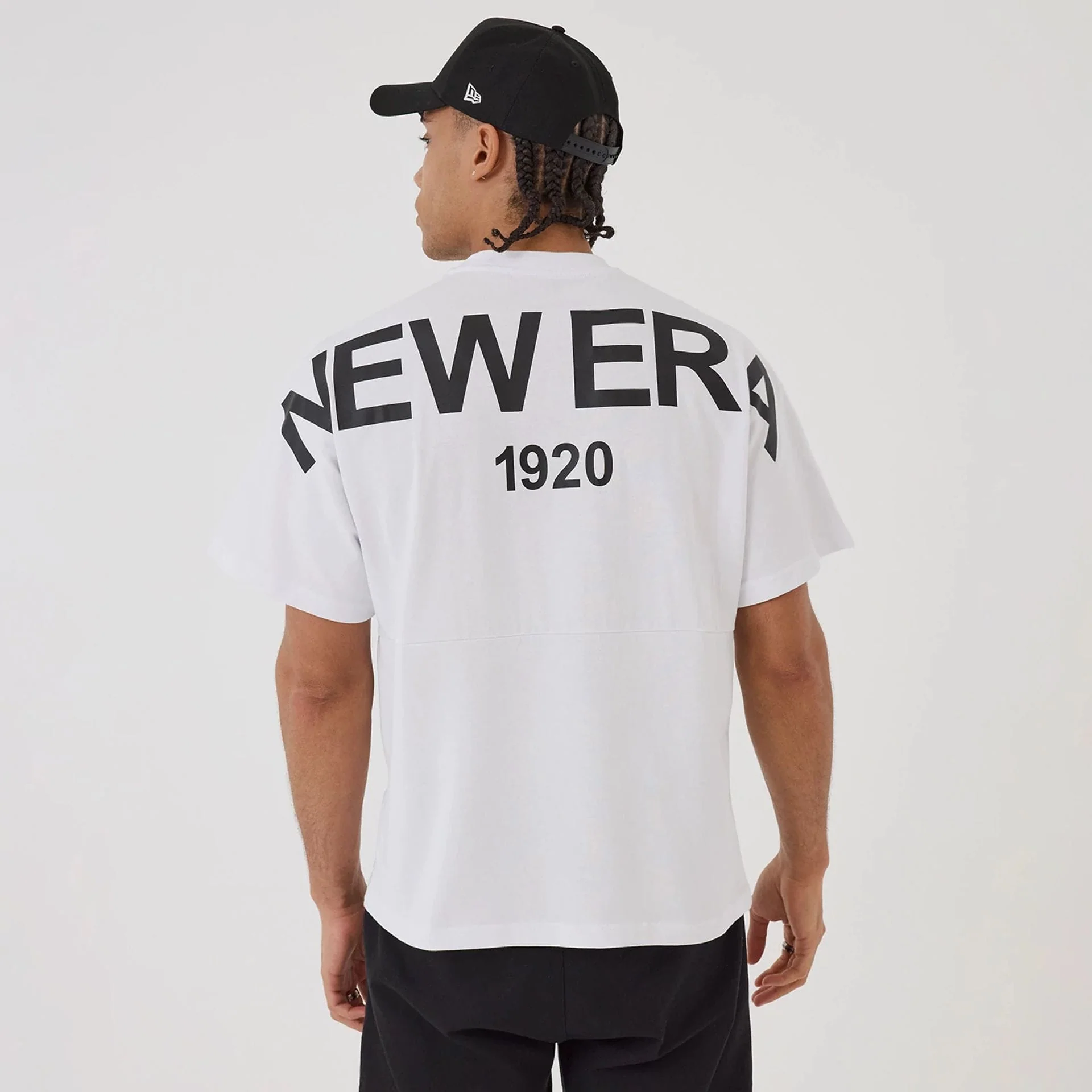 New Era Distressed White T-Shirt - Image 2